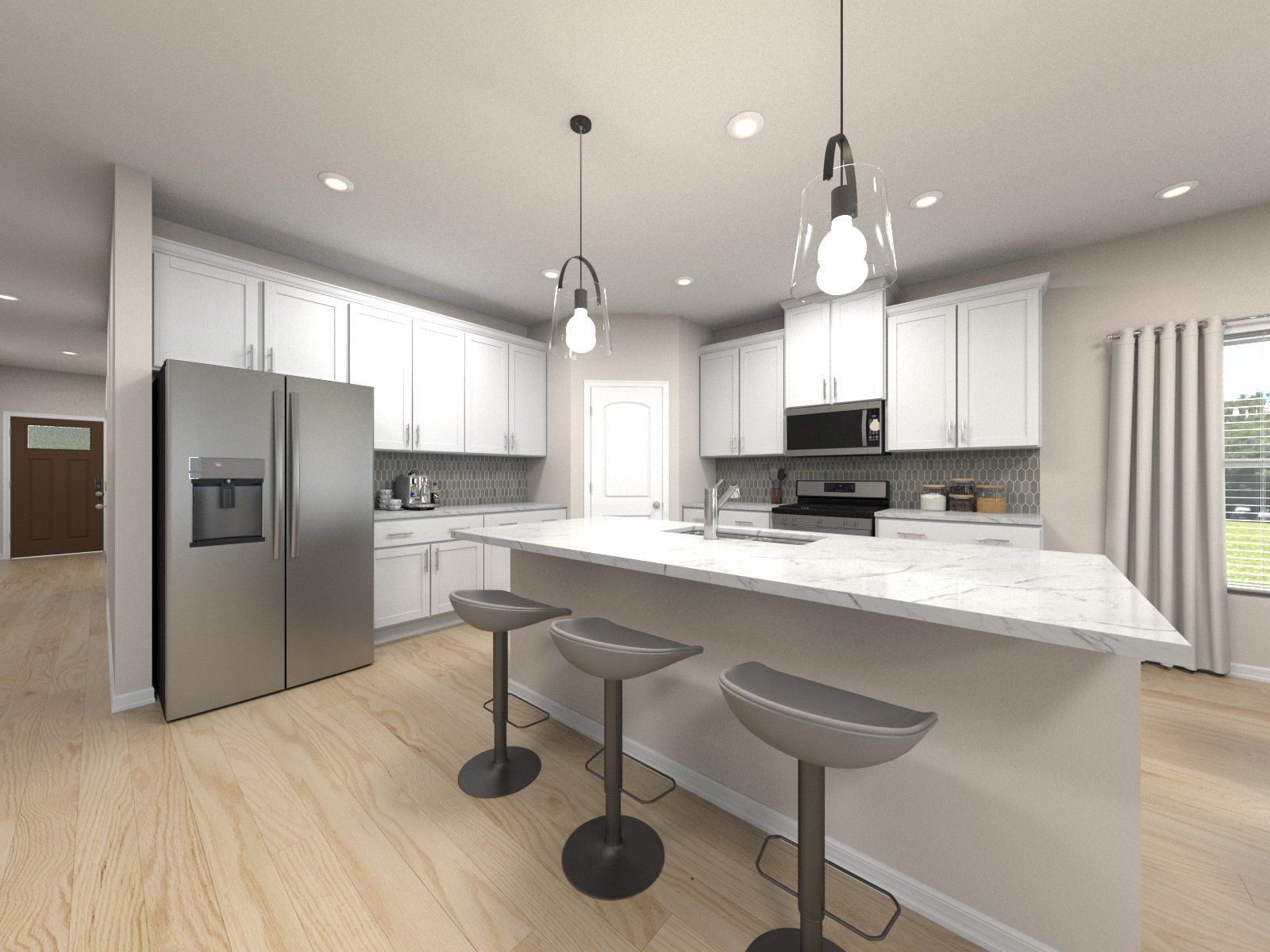 Skip takeout and prep dinner in the well-appointed kitchen.:Kitchen