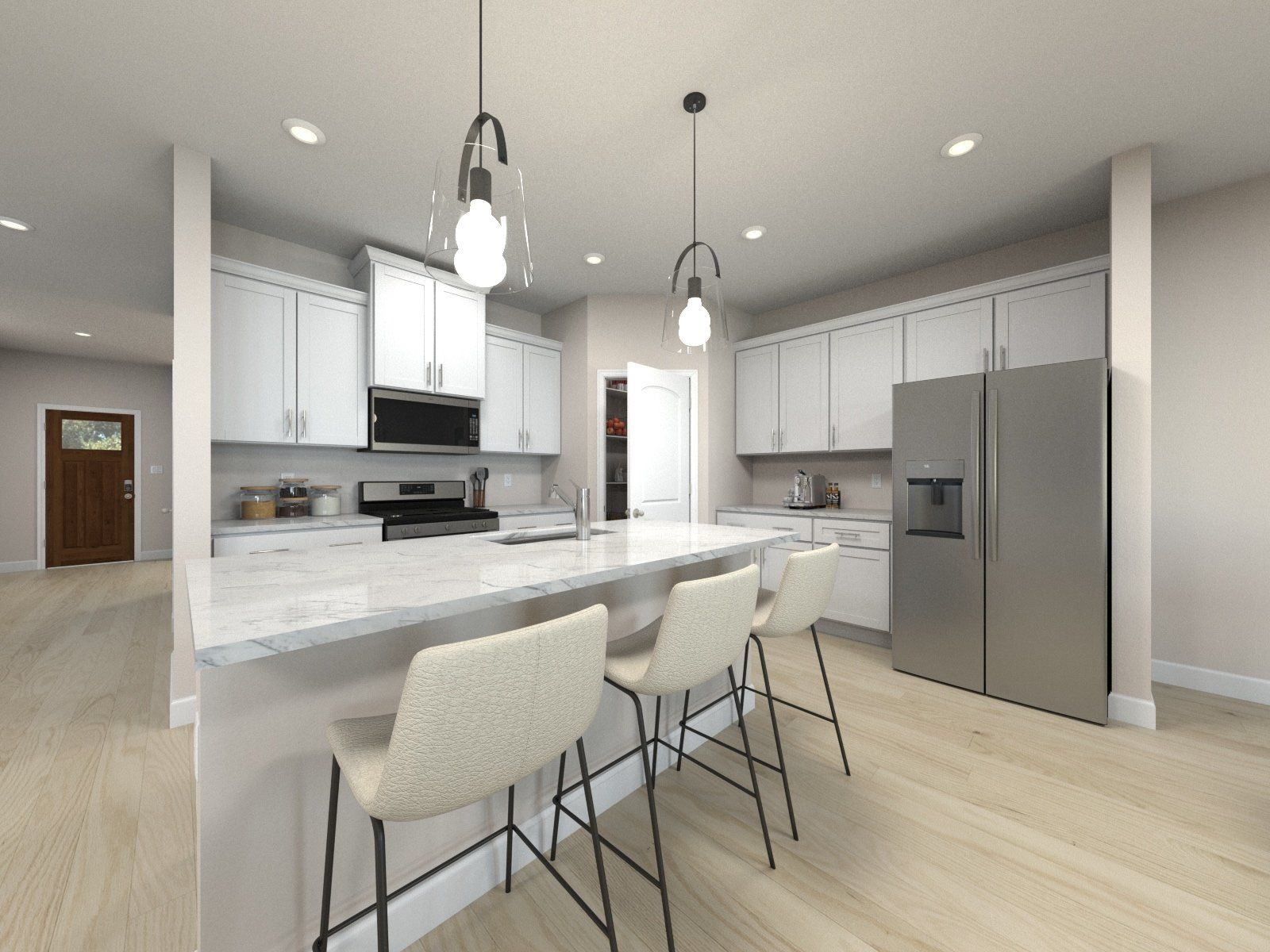 Skip takeout and prep dinner in the well-appointed kitchen.:Kitchen