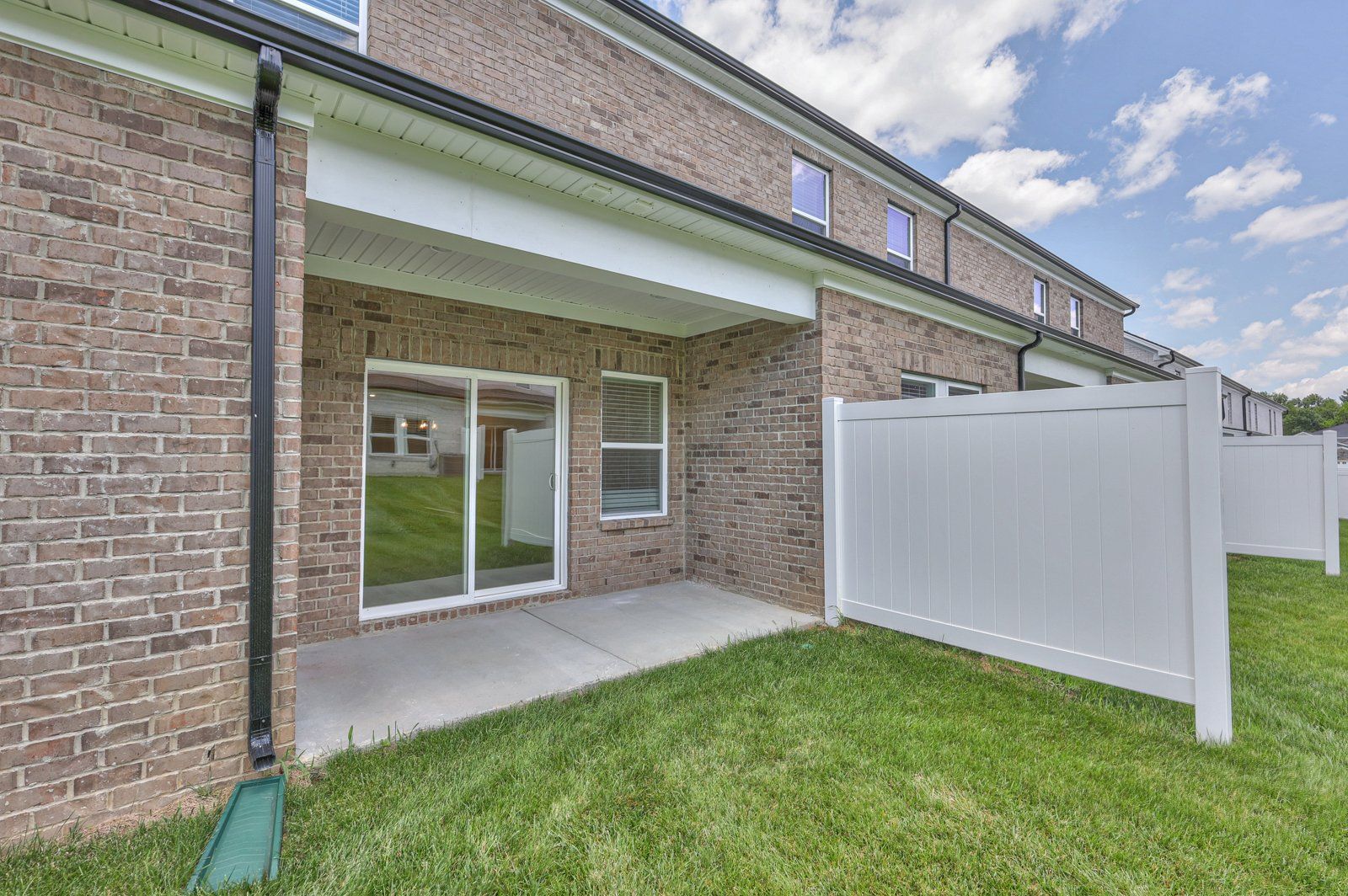 Enjoy summer nights on the back patio.