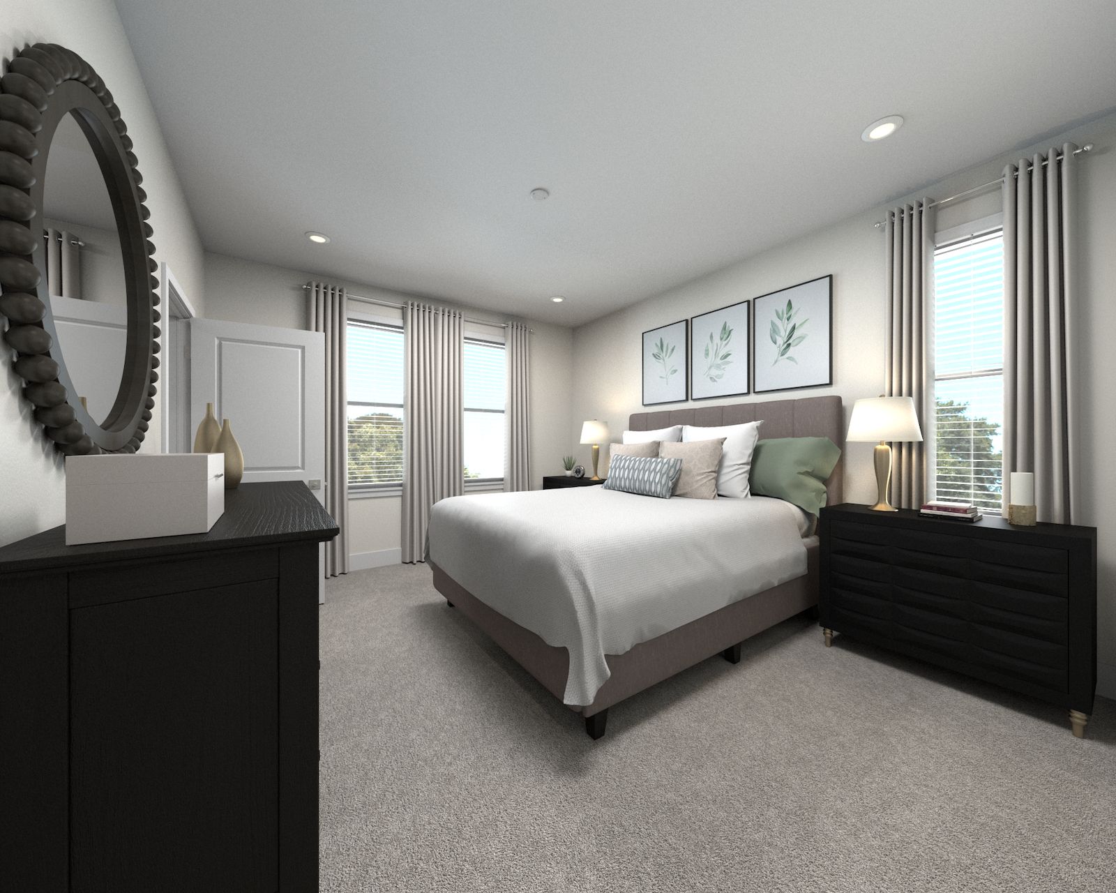 Virtually Staged Primary Suite:Virtually Staged Primary Suite