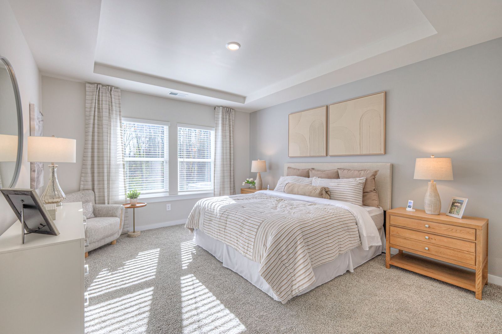 Primary Suite Bathroom:The primary suite offers a private retreat.