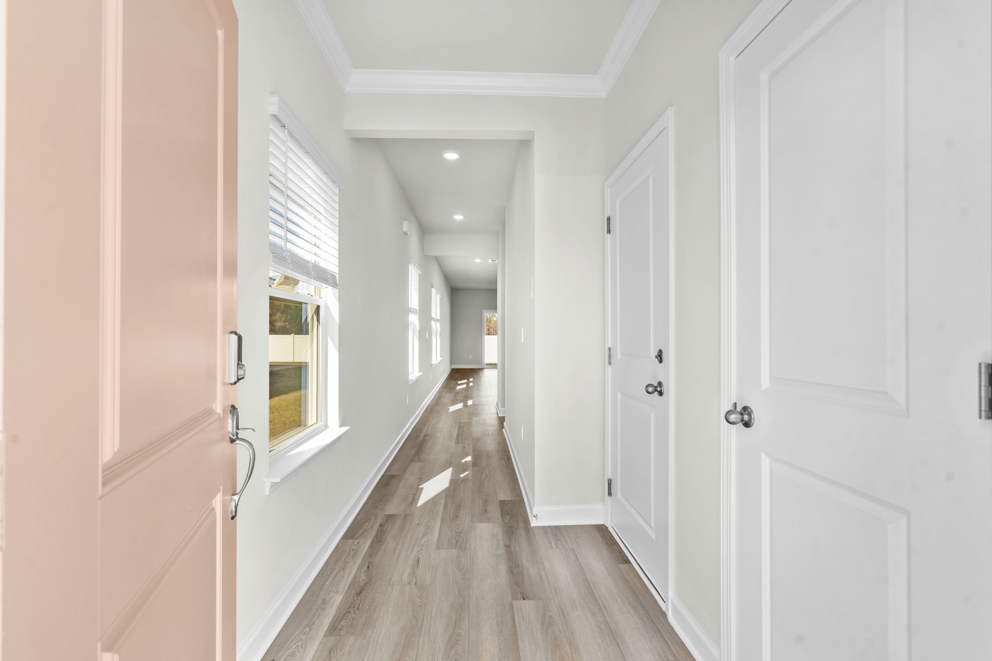 Entry:Step inside the Pendleton, open-concept living space.