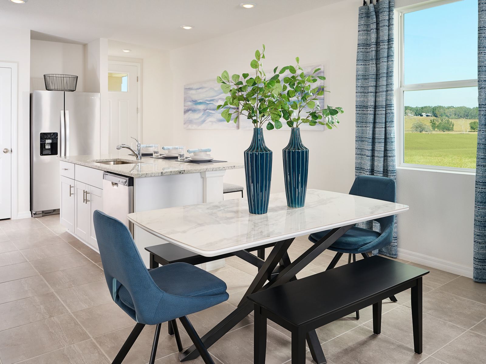 The dining area in the Denali modeled at Benton Hills.:The dining area in the Denali modeled at Benton Hills.