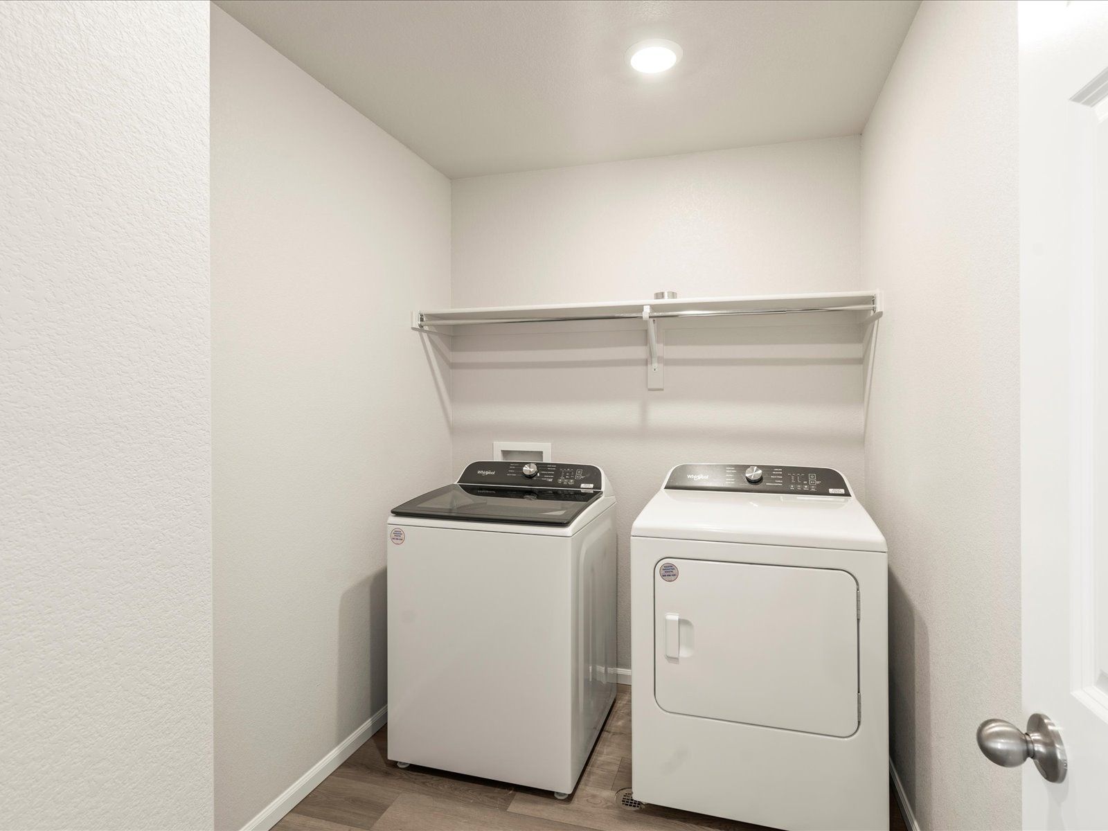 Laundry Area:The Flatiron floorplan exterior image taken at a Meritage Homes community in Colorado Springs, CO