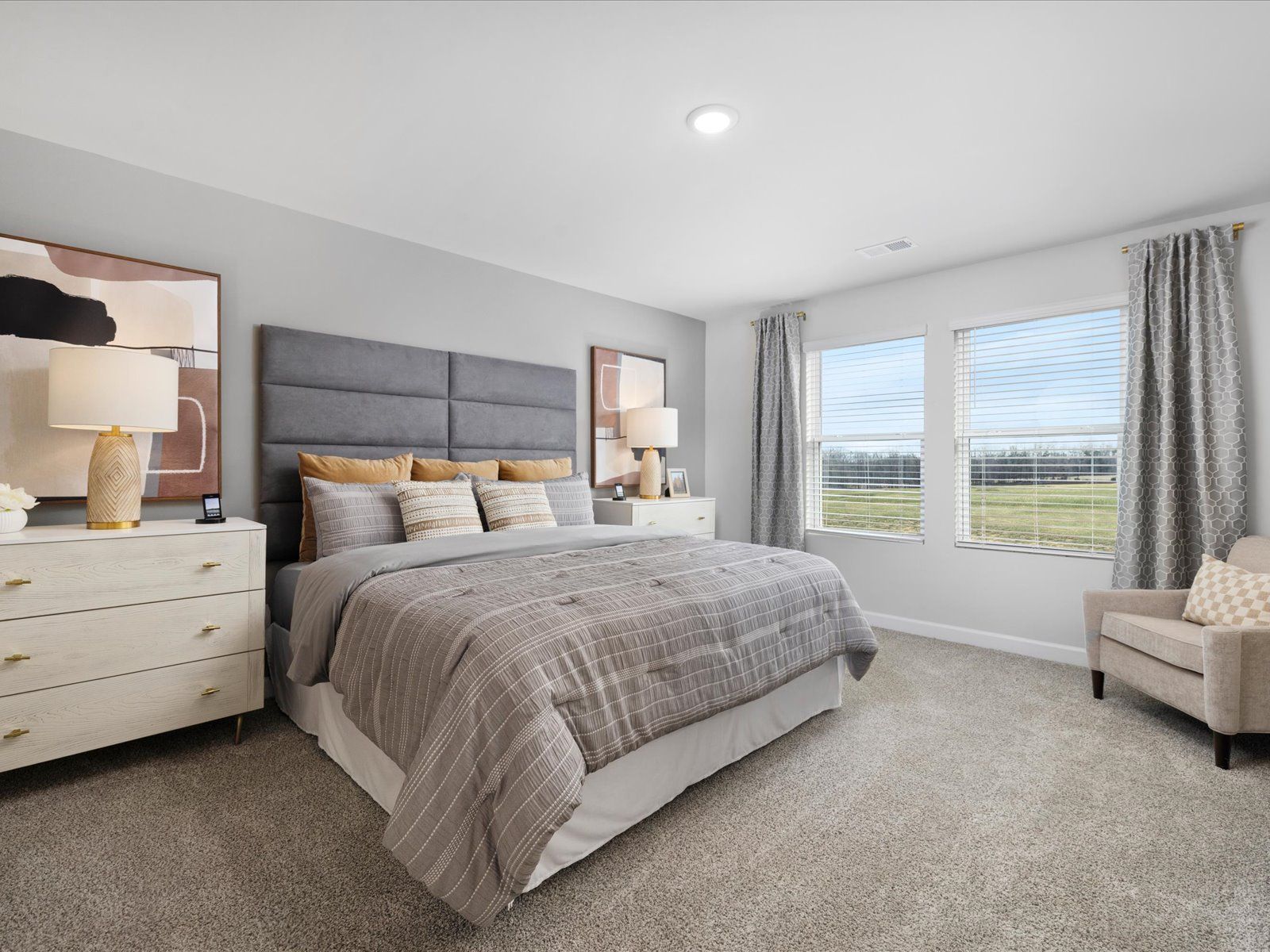 GRN_BrayfieldManor_Brentwood_Bedroom_708PenfoldPointe_Model:Welcome to the Brentwood model at Brayfield Manor.