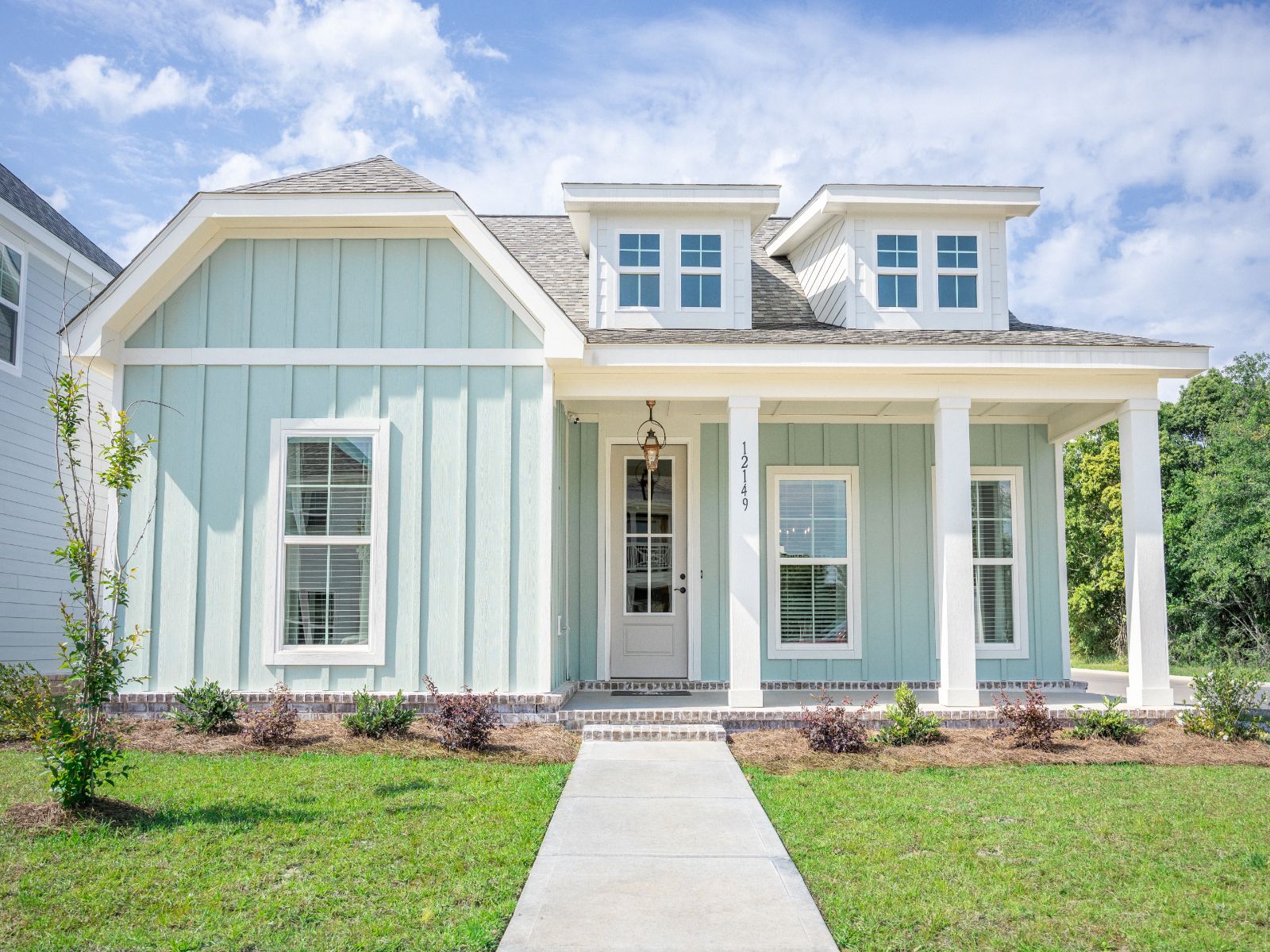 Decatur front exterior at a Meritage Homes community in Gulfport, MS.