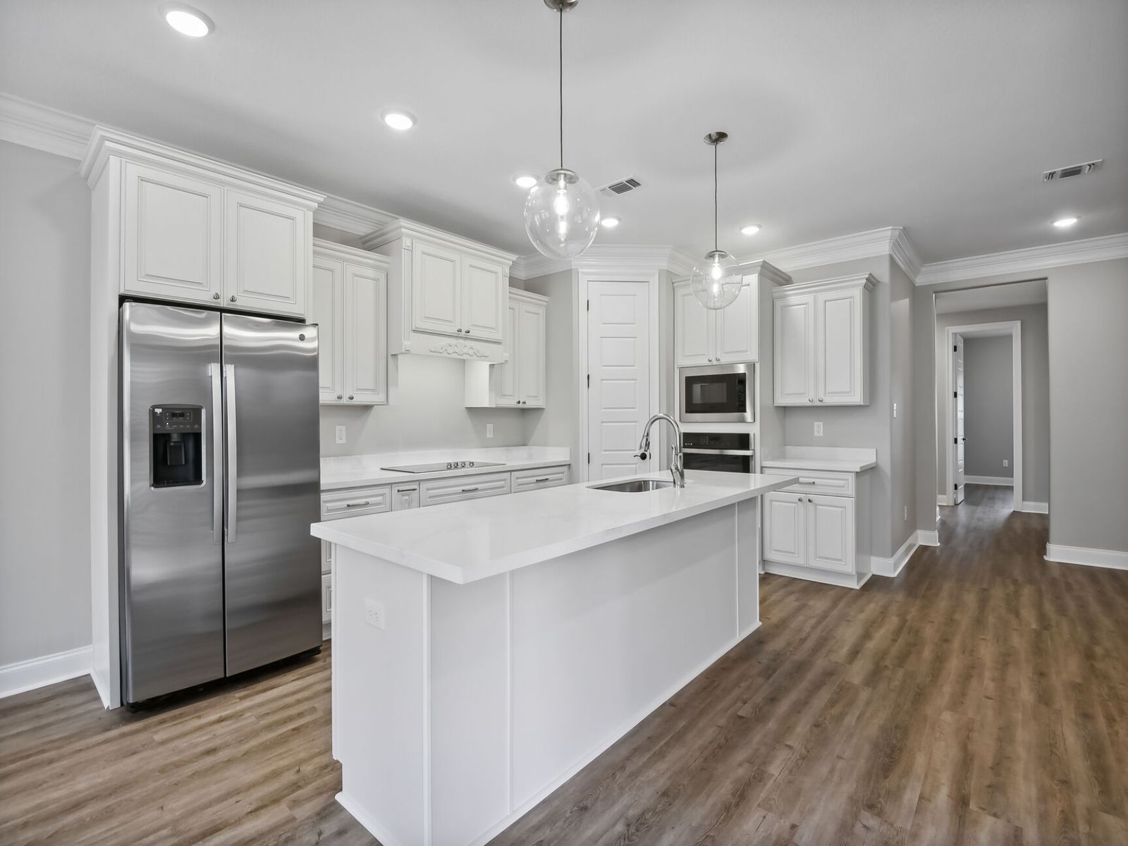 Kitchen in the Taylor floorplan at a Meritage Homes community in Gulfport, MS.:Kitchen in the Taylor floorplan at a Meritage Homes community in Gulfport, MS.