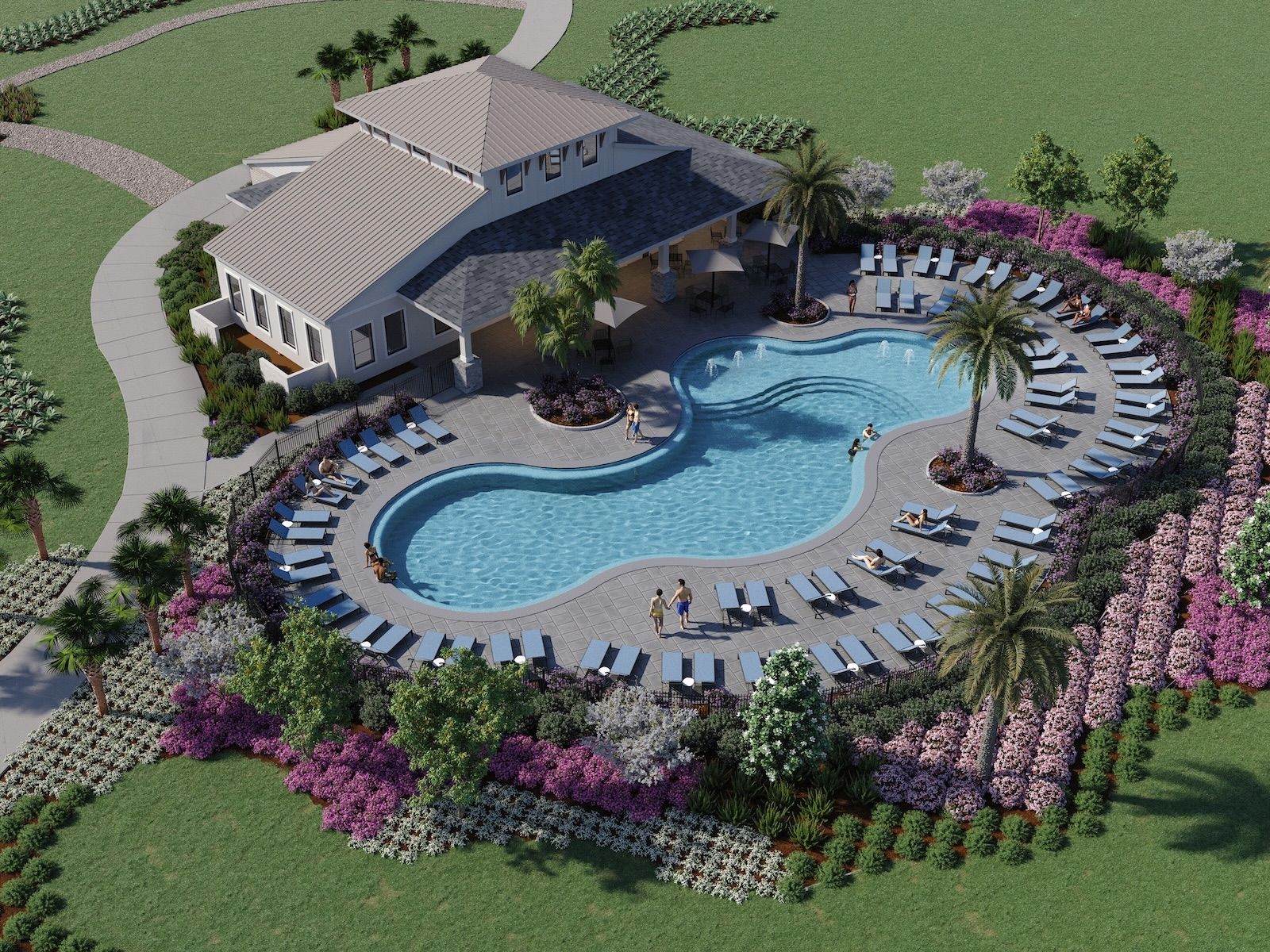 Amenity Rendering of the Grove at Stuart Crossing.