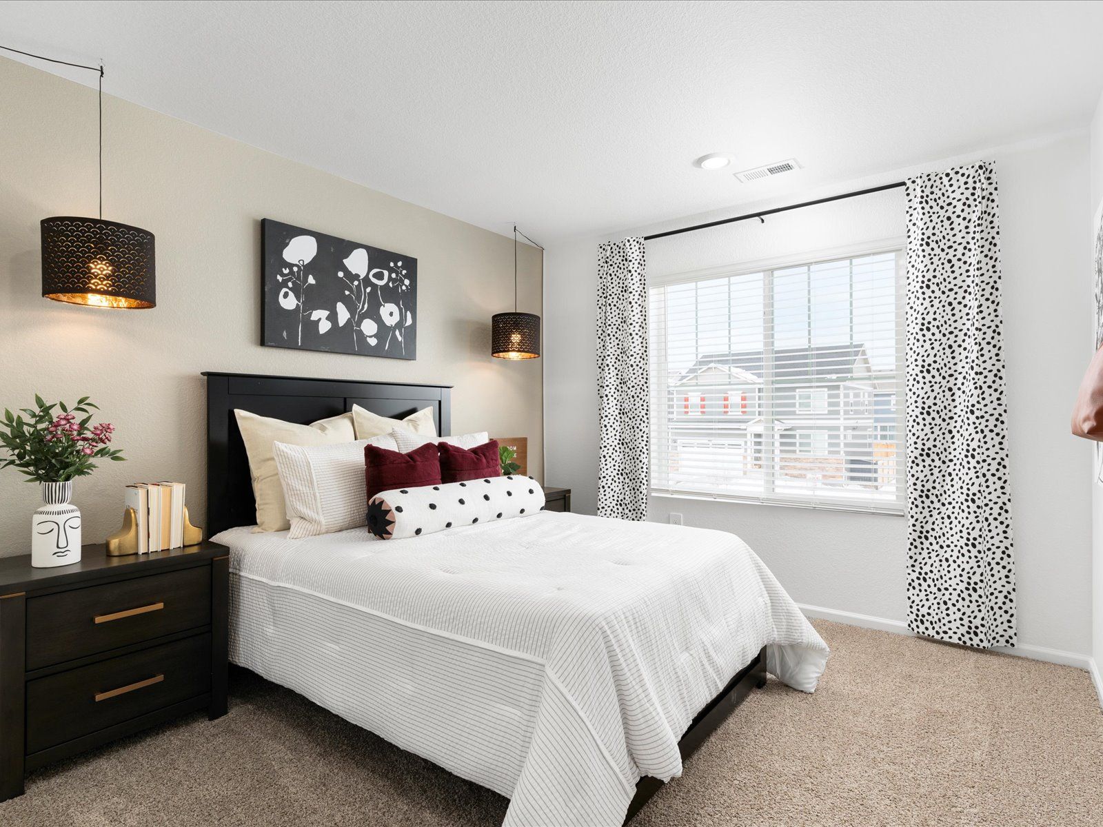 Bedroom:The Twin Peaks model at Westgate a Meritage Homes community.