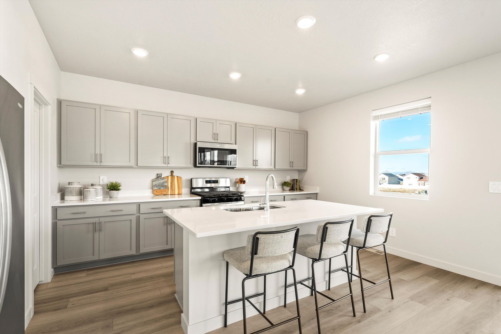 The Solitude floorplan interior image taken at a Meritage Homes Community in Tooele, UT.