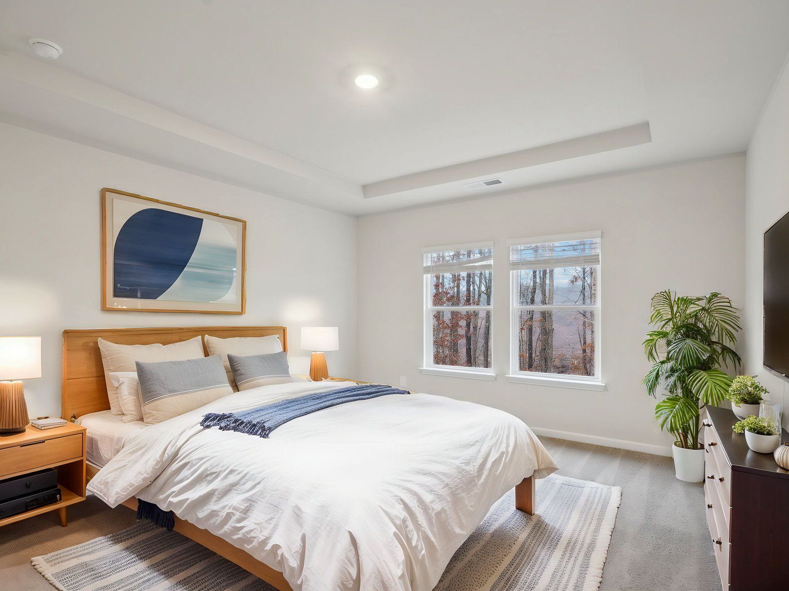 Primary Bedroom:The Gibson floorplan with the Distinct 1 interior package.