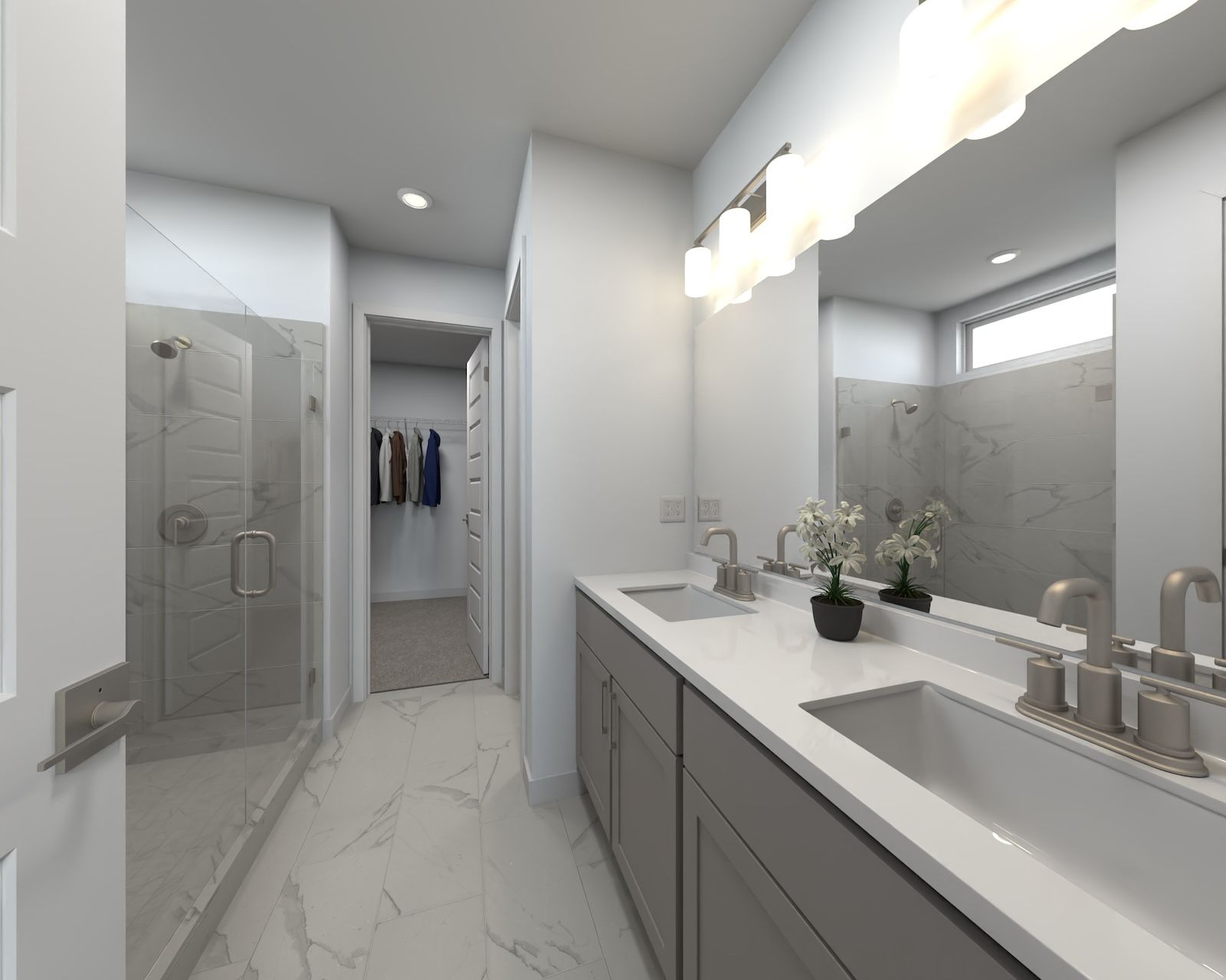 Rendering of the San Marino Primary Bathroom:Rendering of the San Marino Primary Bathroom