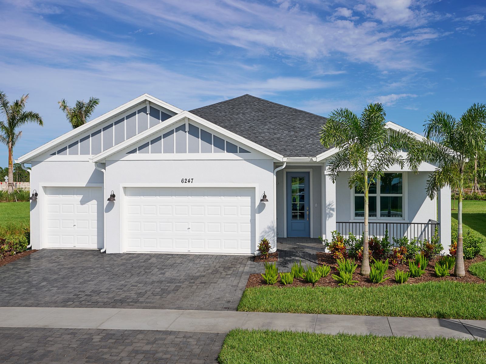 Exterior of the Jade floorplan modeled at Brystol at Wylder