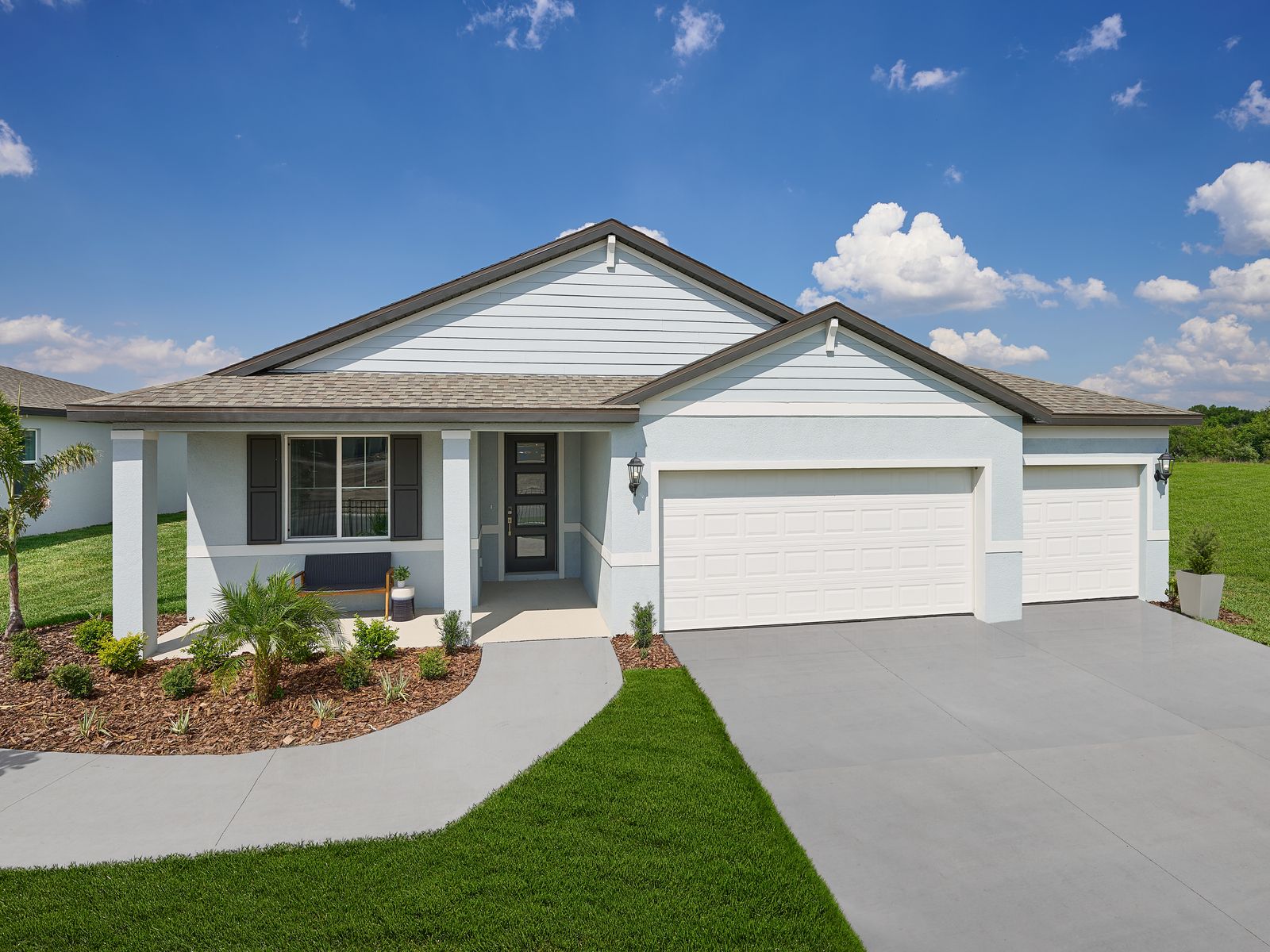 The Exterior of the Jasmine Model at the Grove at Stuart Crossing.