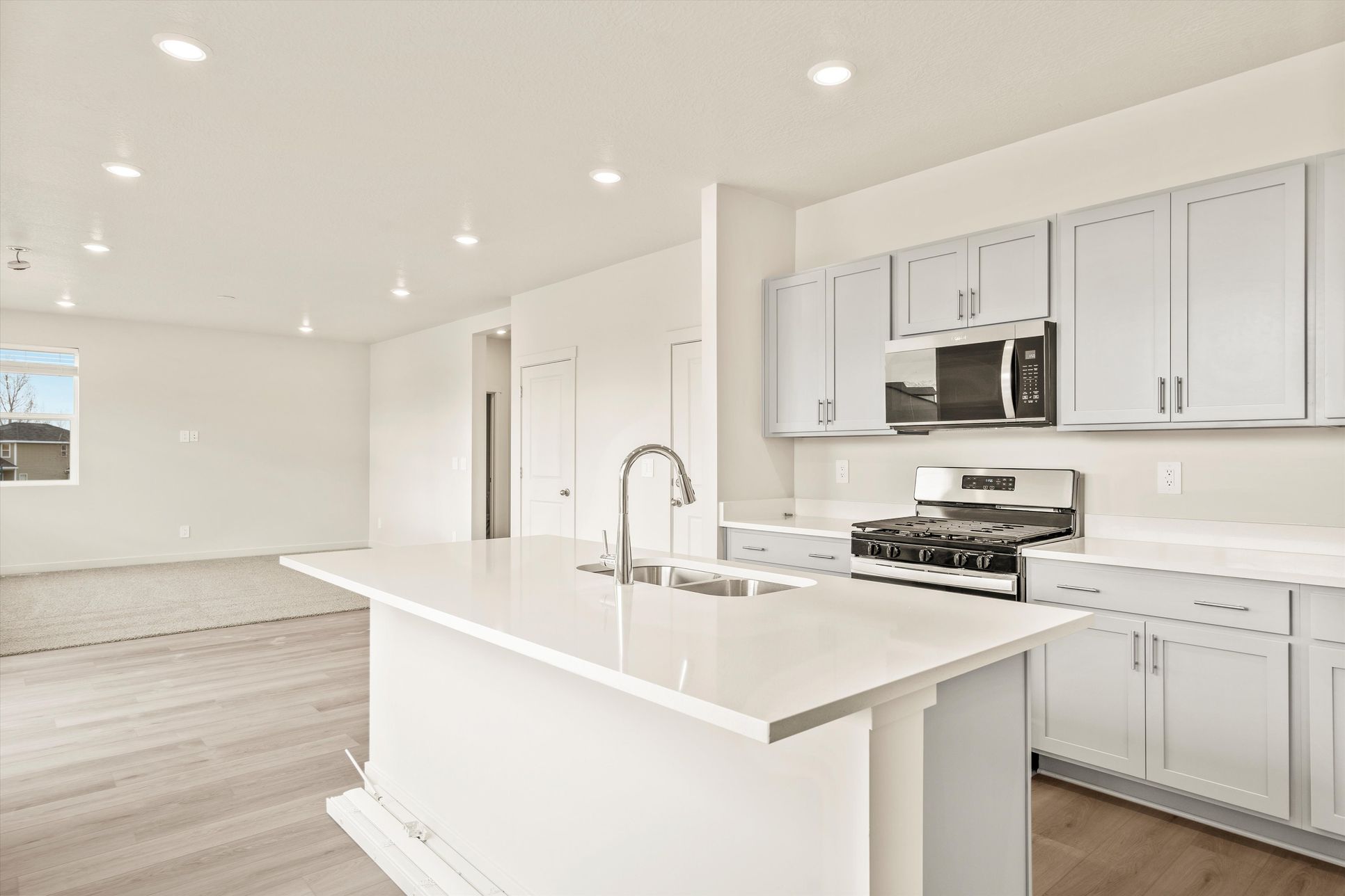 The Cottonwood floorplan interior image taken at a Meritage Homes Community in Tooele, UT.