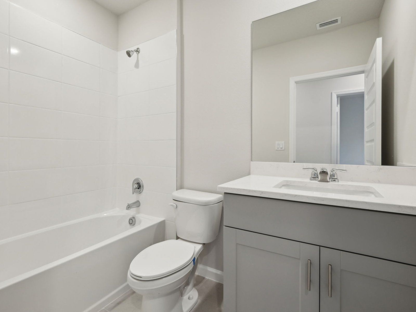 Secondary Bathroom:The Daphne Floorplan at 5409 Hampton Park Circle.