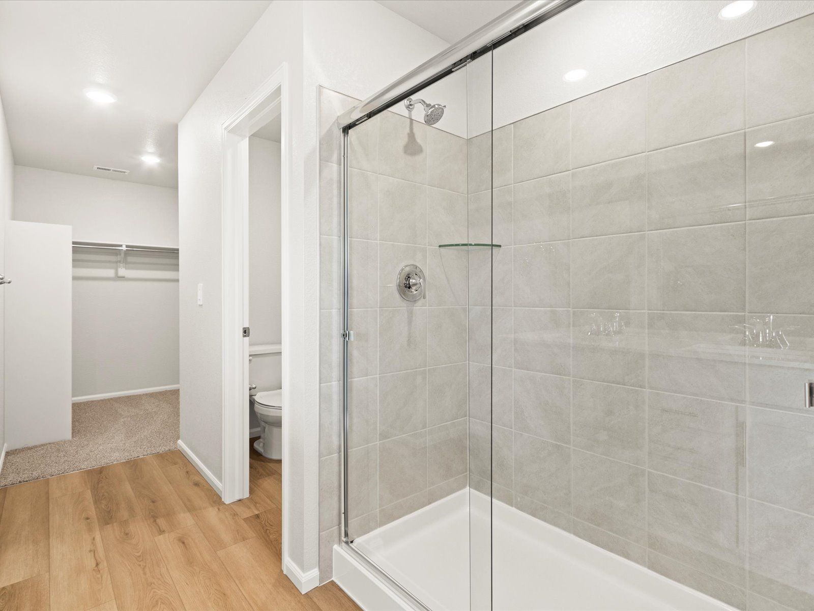 Bathroom:The Pagosa floorplan interior image taken at a Meritage Homes community in Greeley, CO.