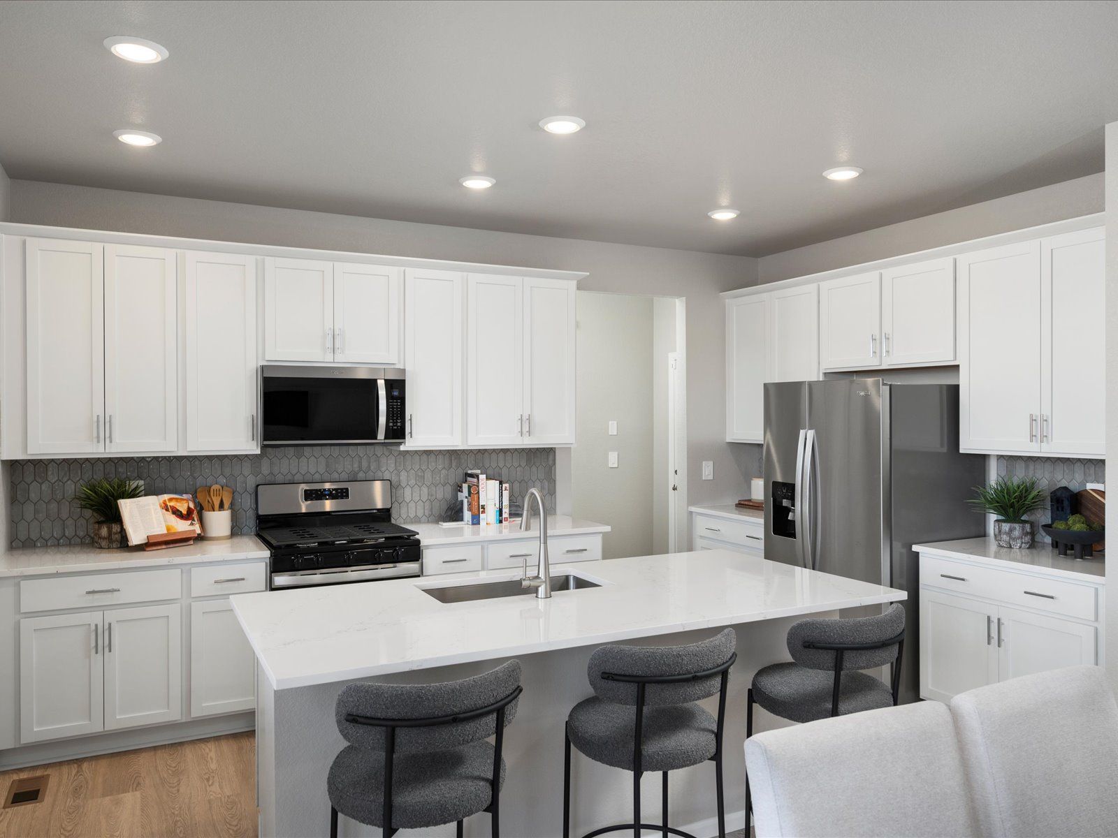 The Chatfield floorplan modeled at Hidden Valley Farm in Severance, CO
