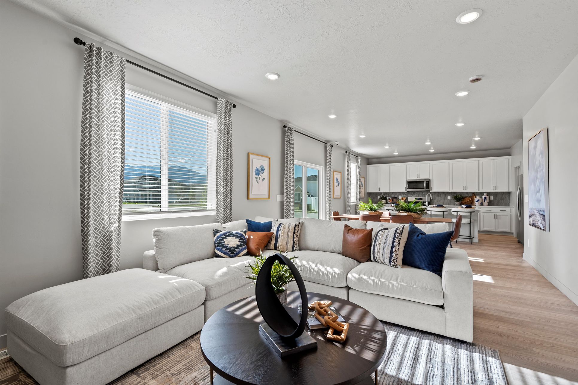 The Pine floorplan interior image taken at a Meritage Homes Community in Eagle Mountain, UT.