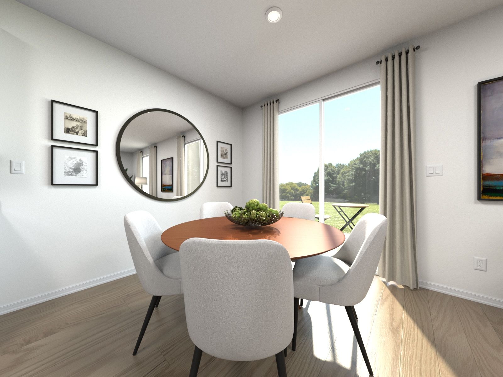 Rendering of the Gardenia Dining Room:Rendering of the Gardenia Dining Room