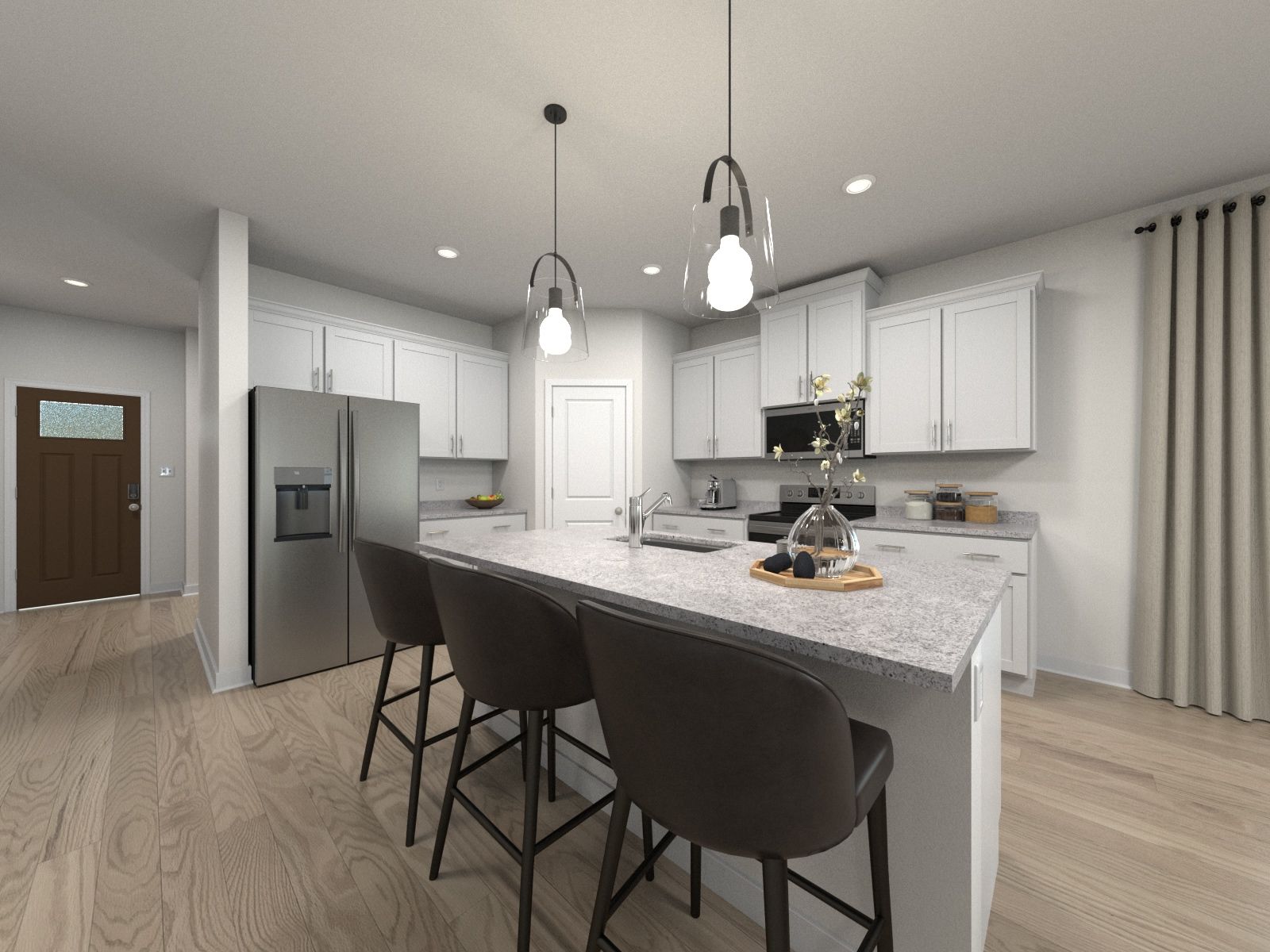 Kitchen in the Manchester floorplan at Meritage Homes community.:Kitchen in the Manchester floorplan at Meritage Homes community.