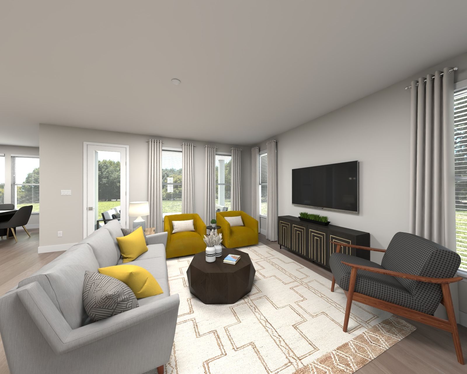 Virtually Staged Living Room:Virtually Staged Living Room