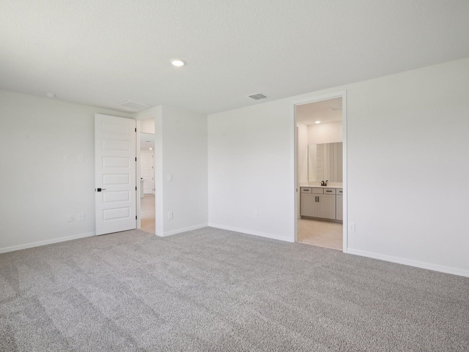 The Jasmine Floorplan Primary Bedroom Represented at Two Rivers:The Jasmine Floorplan Primary Bedroom Represented at Two Rivers