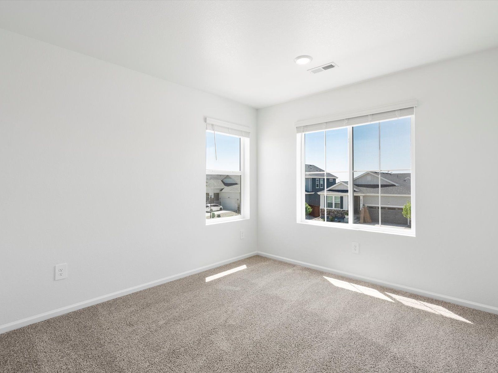 The Monarch floorplan image taken at a Meritage Homes community in Johnstown, CO.:Bedroom