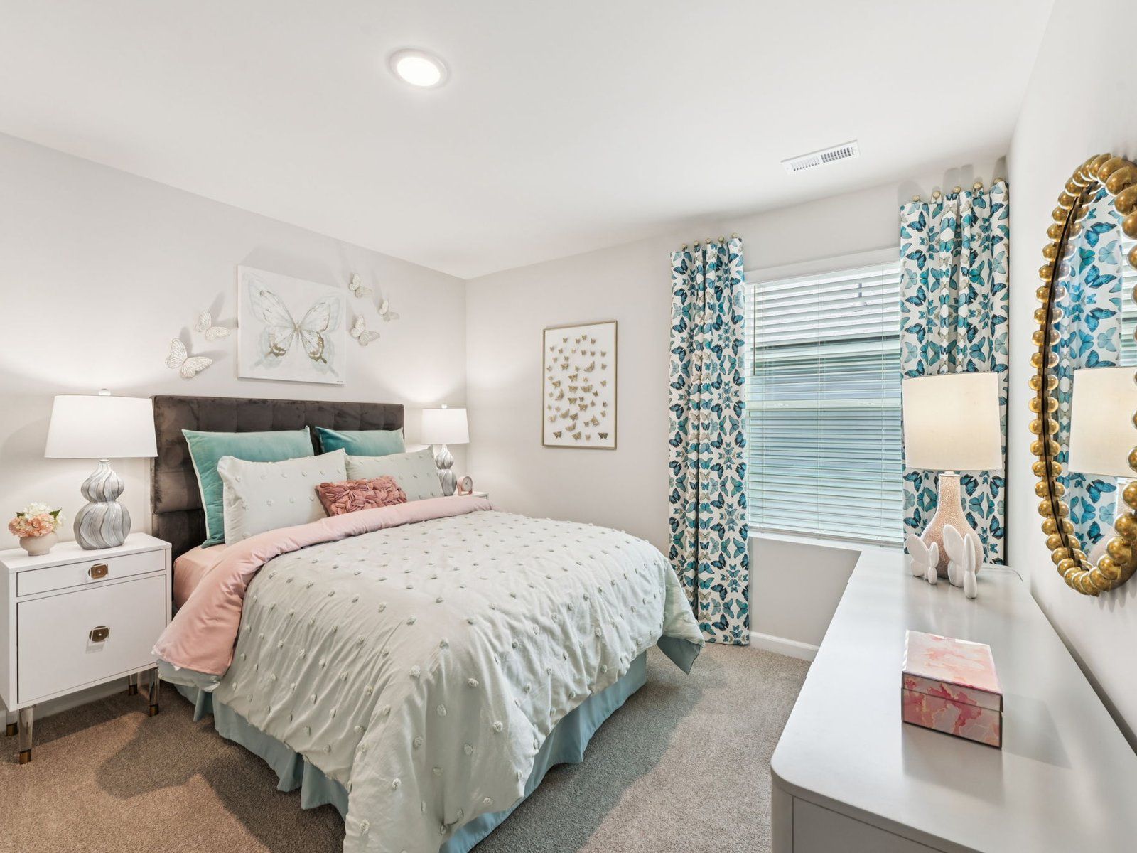 Secondary Bedroom:Secondary bedroom in the Taylorsville floorplan at a Meritage Homes community in Mebane, NC.