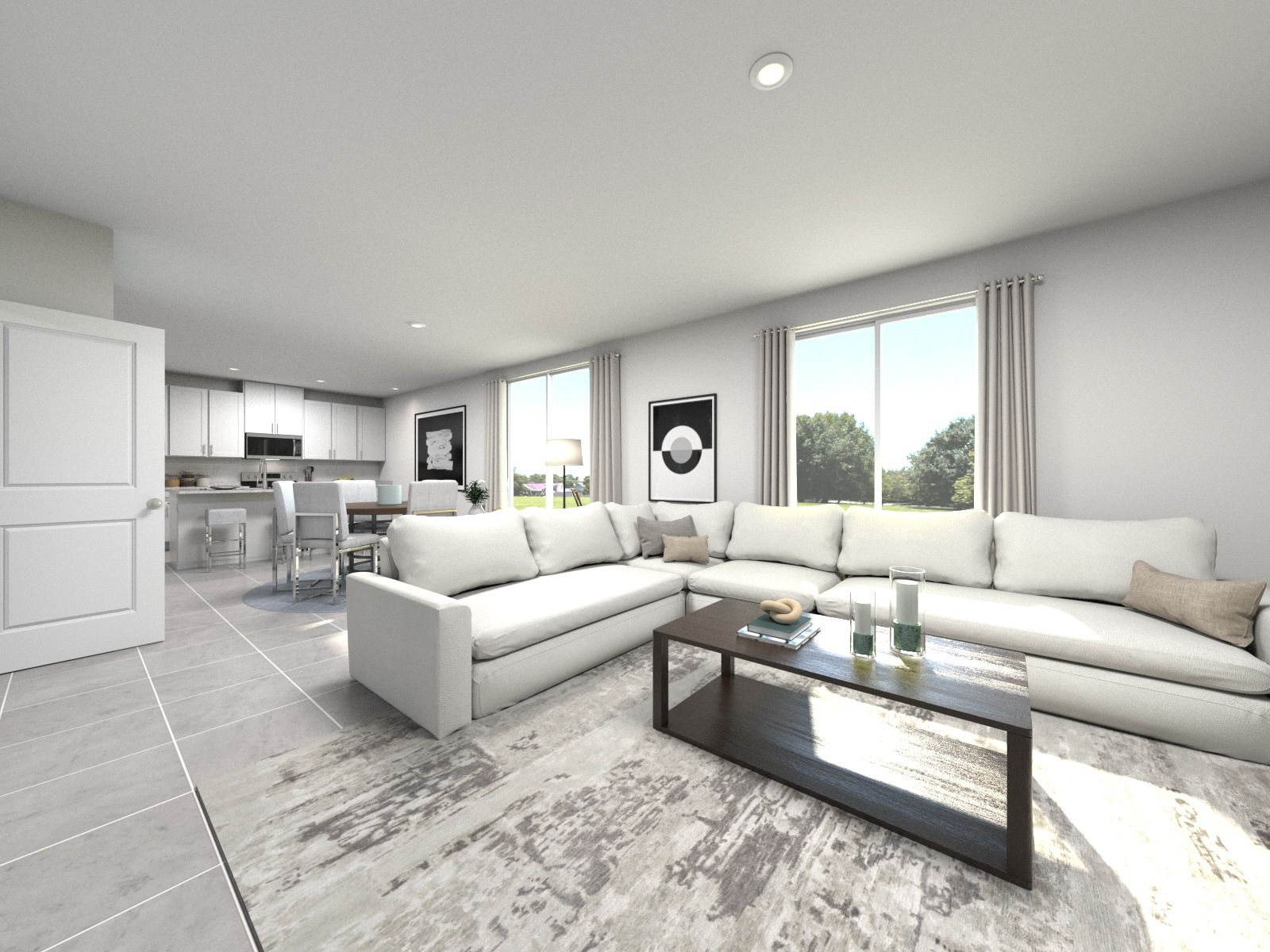 TPA_4L60-Marigold-Kitchen-Living-Dining.jpg:Rendering of the Marigold Floorplan Great Room.