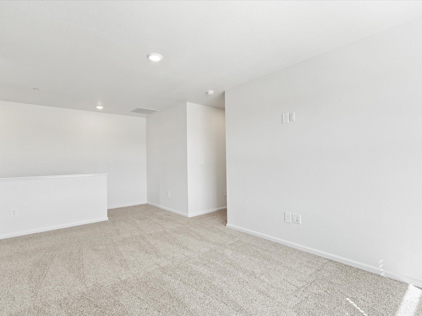 Landing Arae:The Woodland floorplan interior image taken at a Meritage Homes community in Windsor, CO