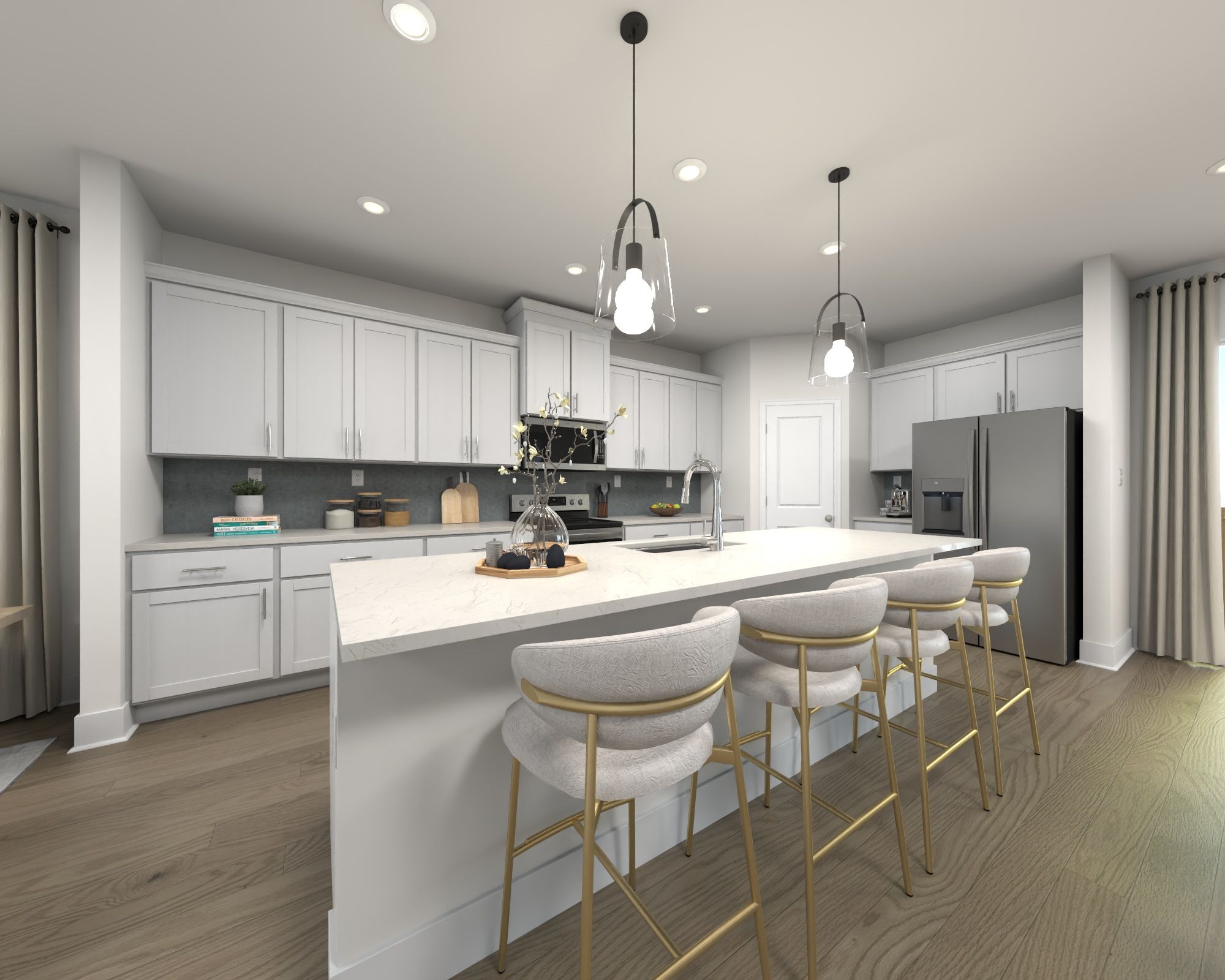 Kitchen:Skip takeout and prep dinner in the well-appointed kitchen.