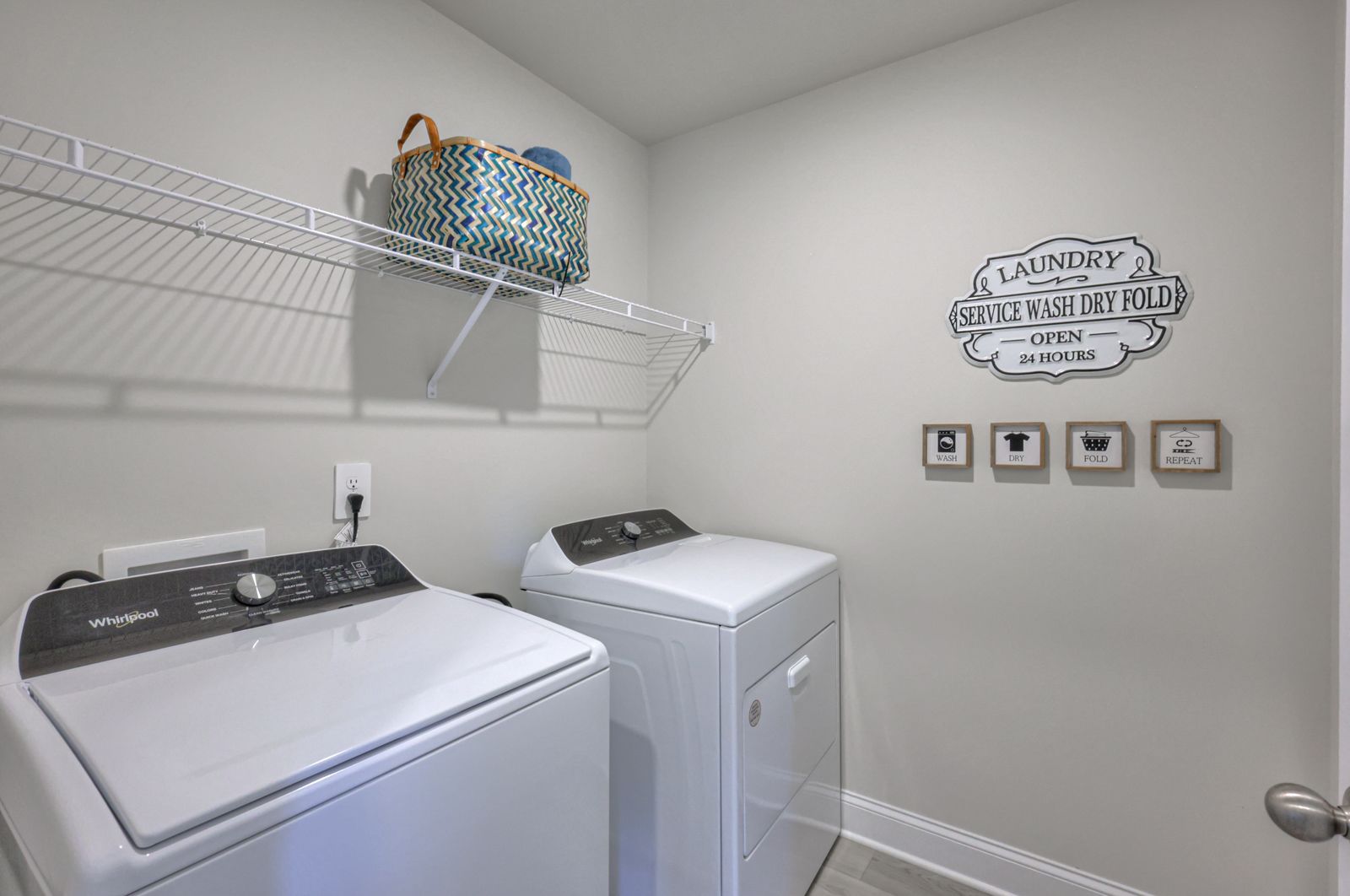 Laundry Room:Each home comes with a washer and dryer.