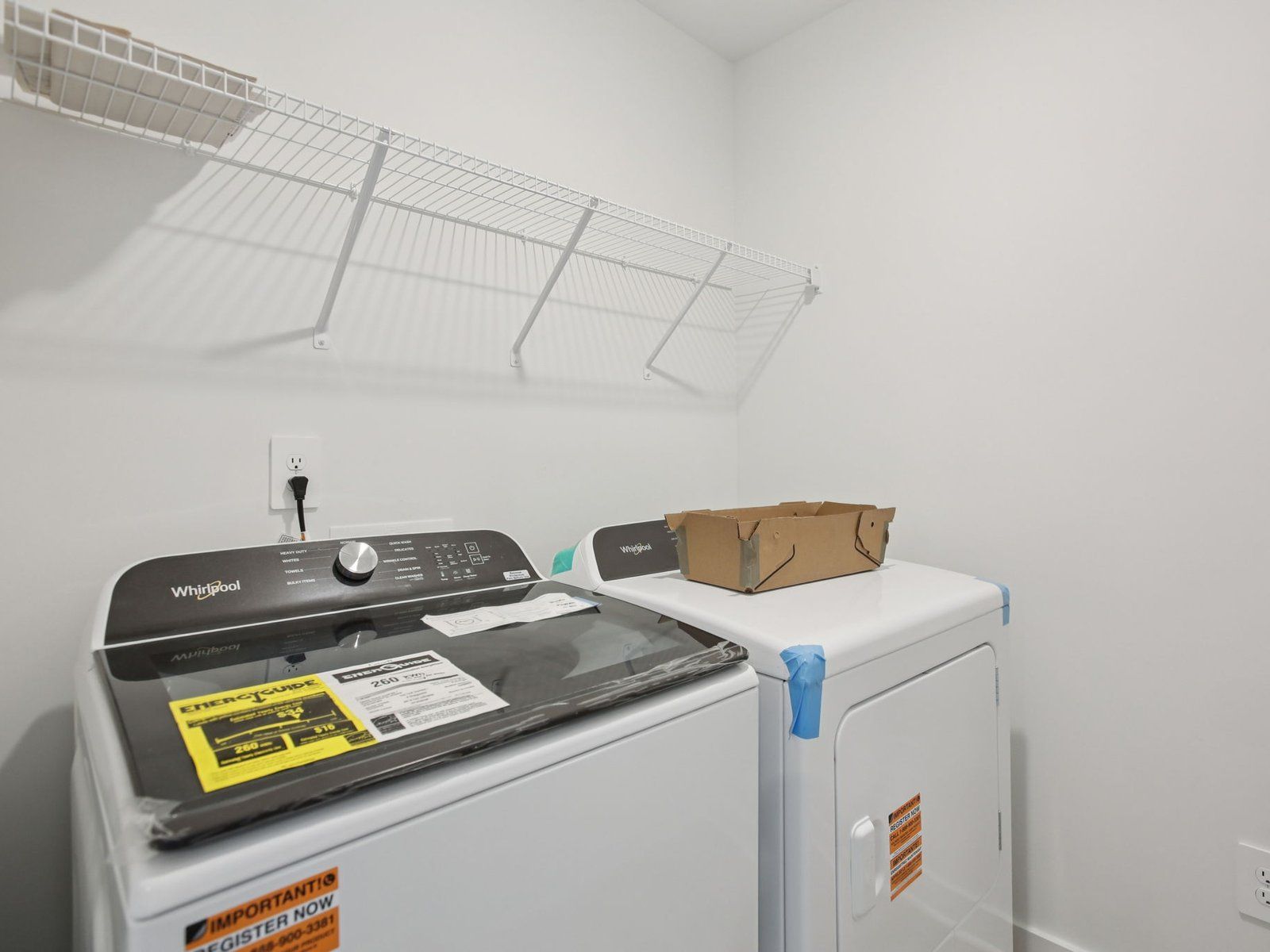 Every home includes a washer and dryer.:Laundry Room