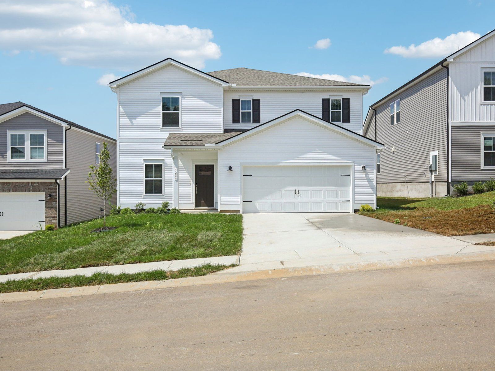 The Dakota Floorplan - Elevation A:Front Exterior