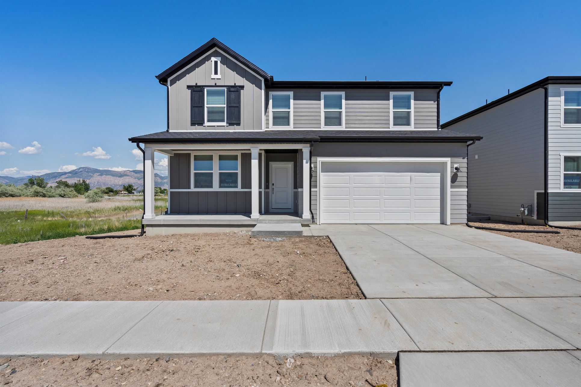 The Willow floorplan exterior image taken at a Meritage Homes Community in West Haven, UT.:SLC_Westwood-Residence-6_#4281_Front-Exterior_C_3444-S-3100-W-St-West-Haven-UT.jpg