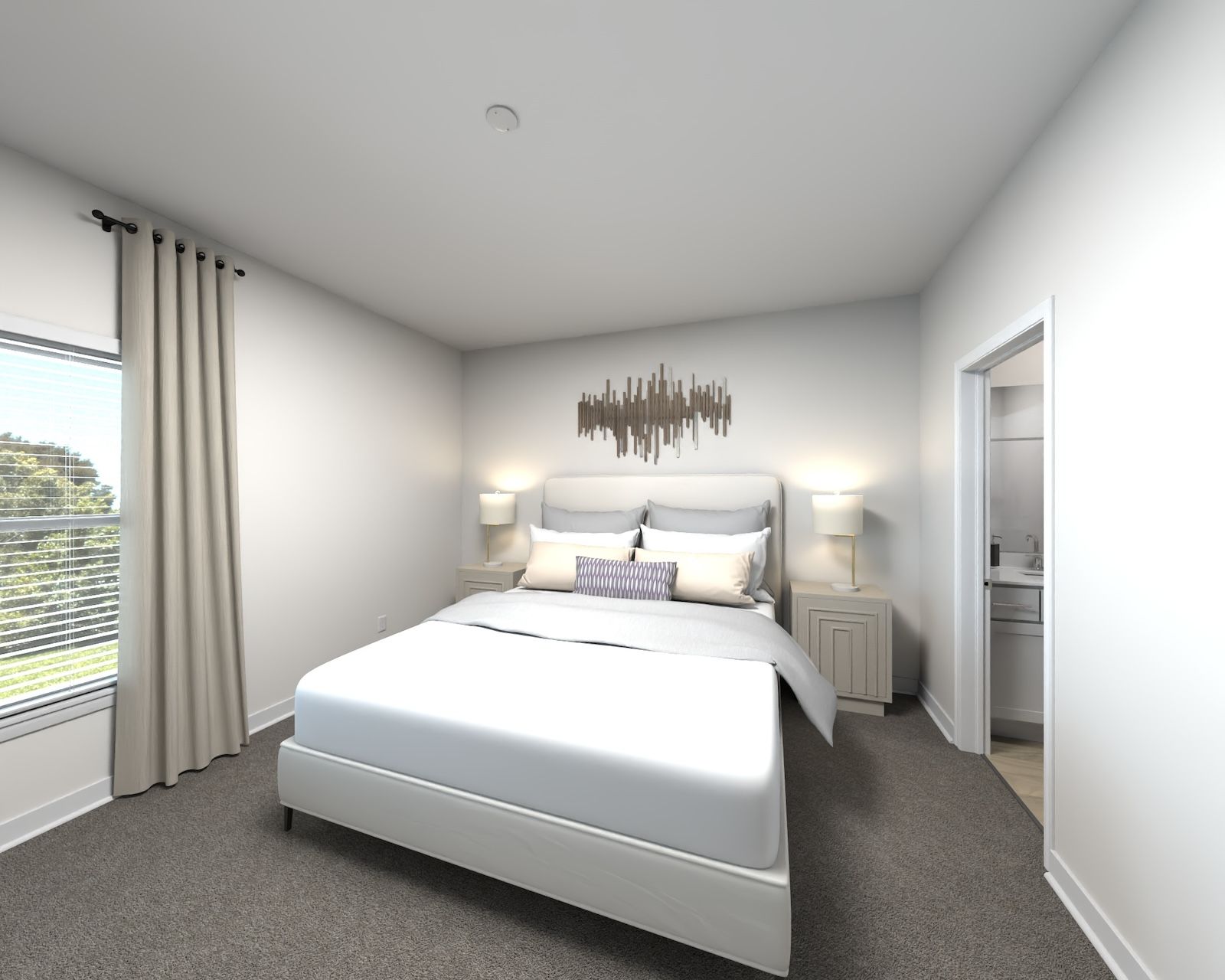 The primary suite offers a private retreat.:Primary Suite