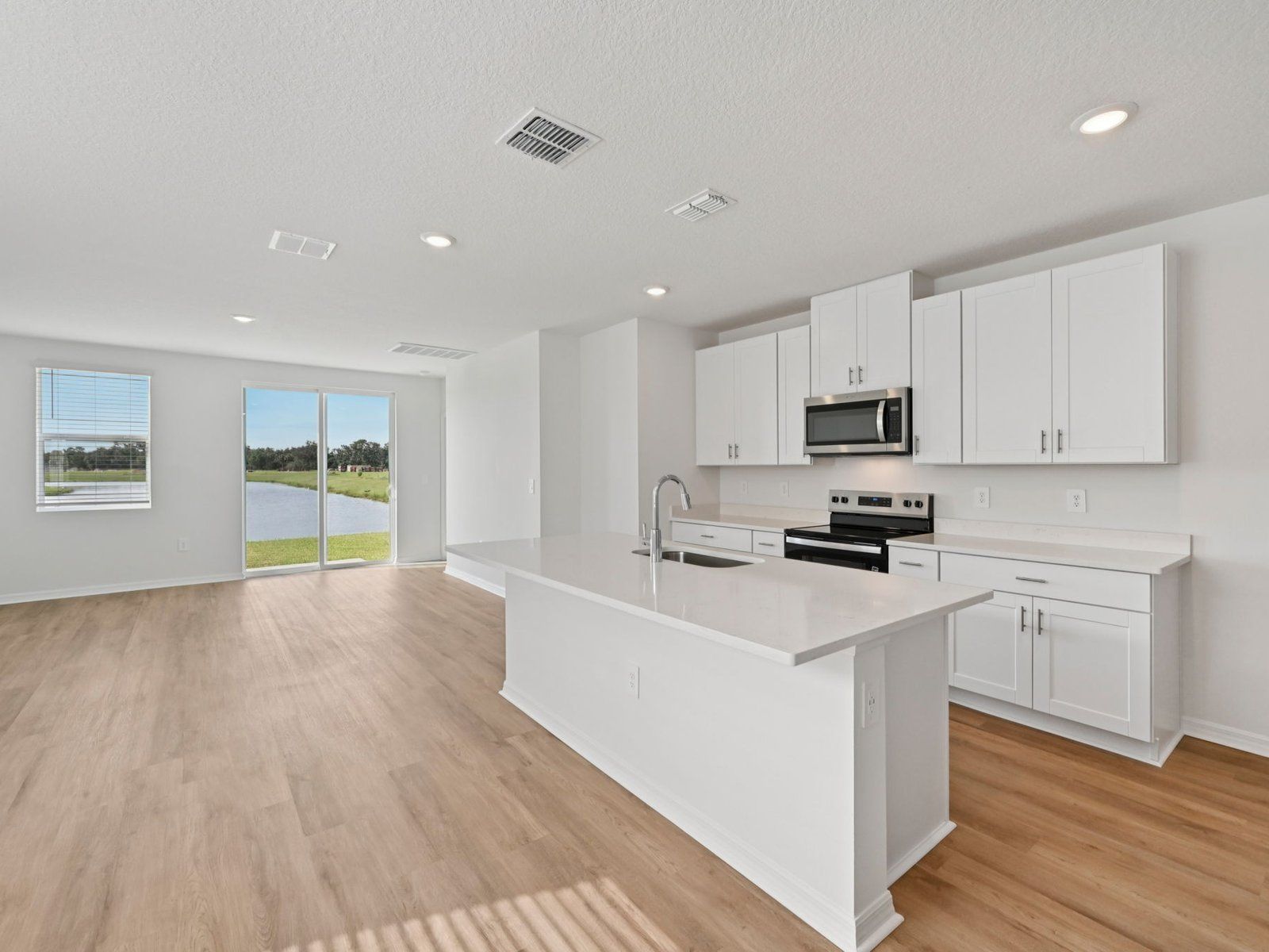 Representation of the Yellowstone Floorplan:The Yellowstone Floorplan Kitchen.