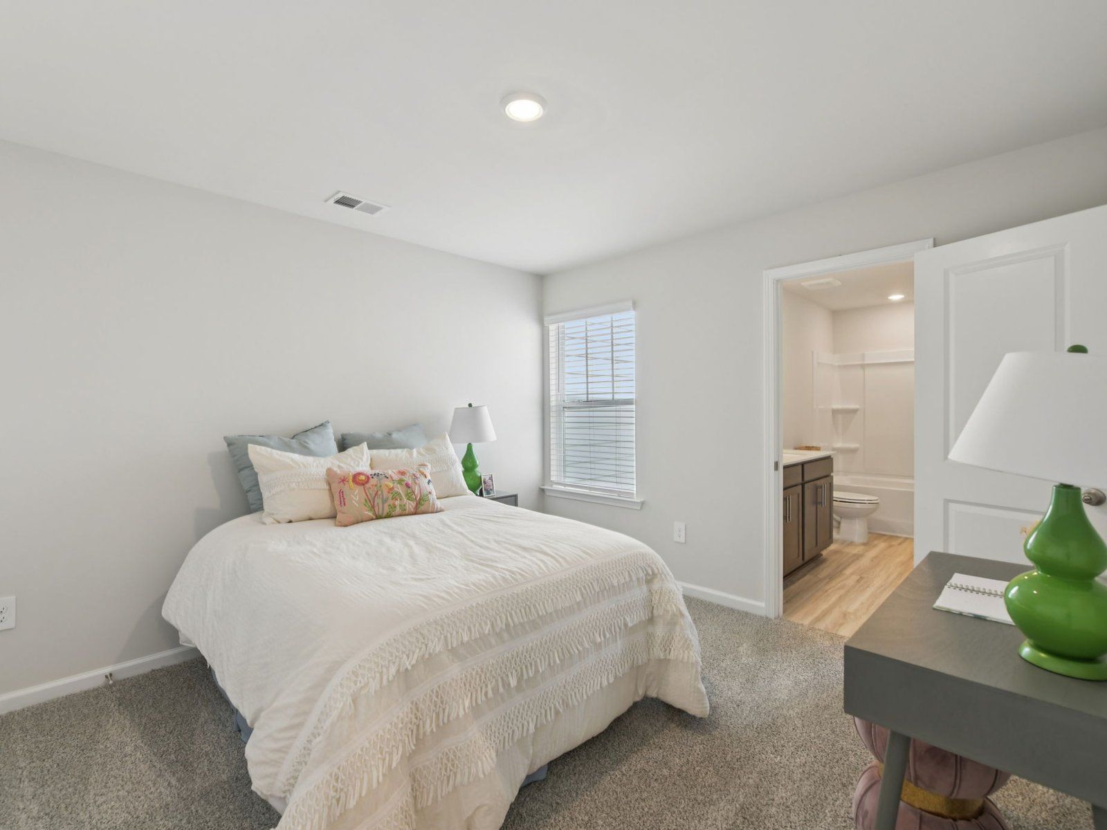 The Jewel floorplan with the Calm Burlap interior package.:Secondary Bedroom