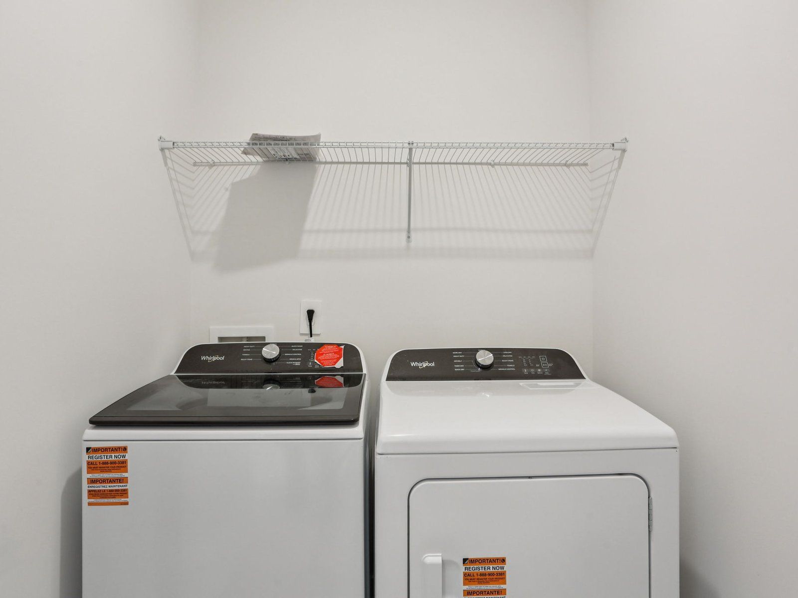 Every home includes a washer and dryer.:Laundry Room