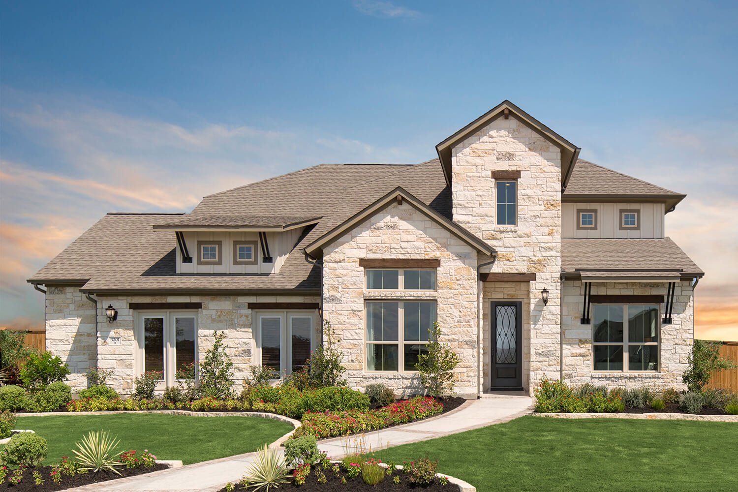 Front Elevation- The Zavalla (3253 Plan)