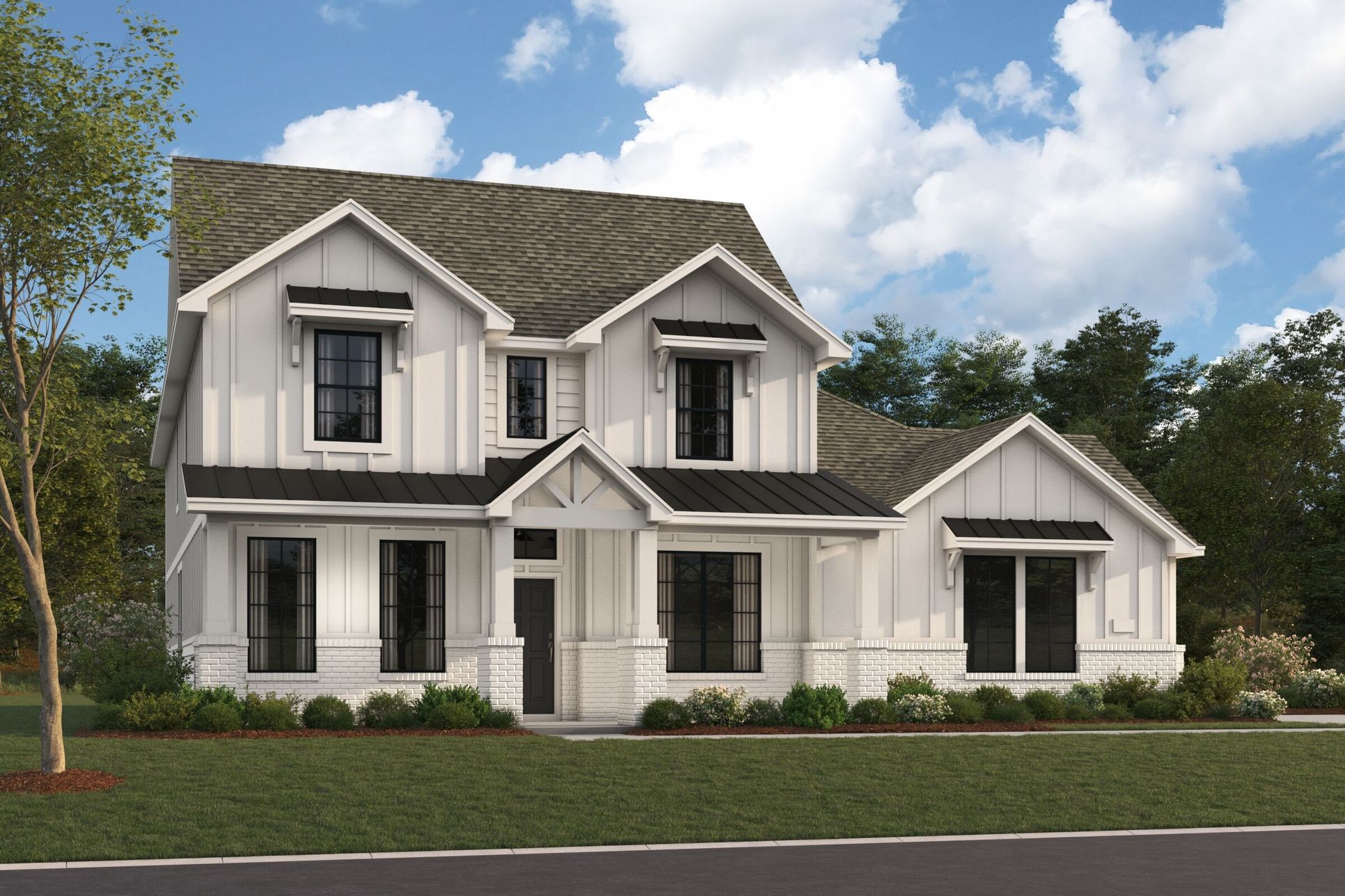 Dickinson Farmhouse Elevation:Dickinson Farmhouse Elevation
