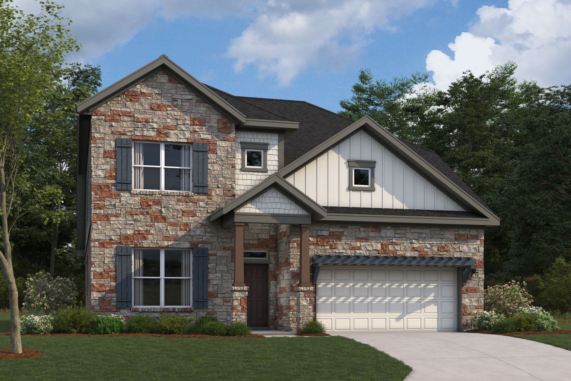 Belmont II Elevation C:Belmont II Elevation C