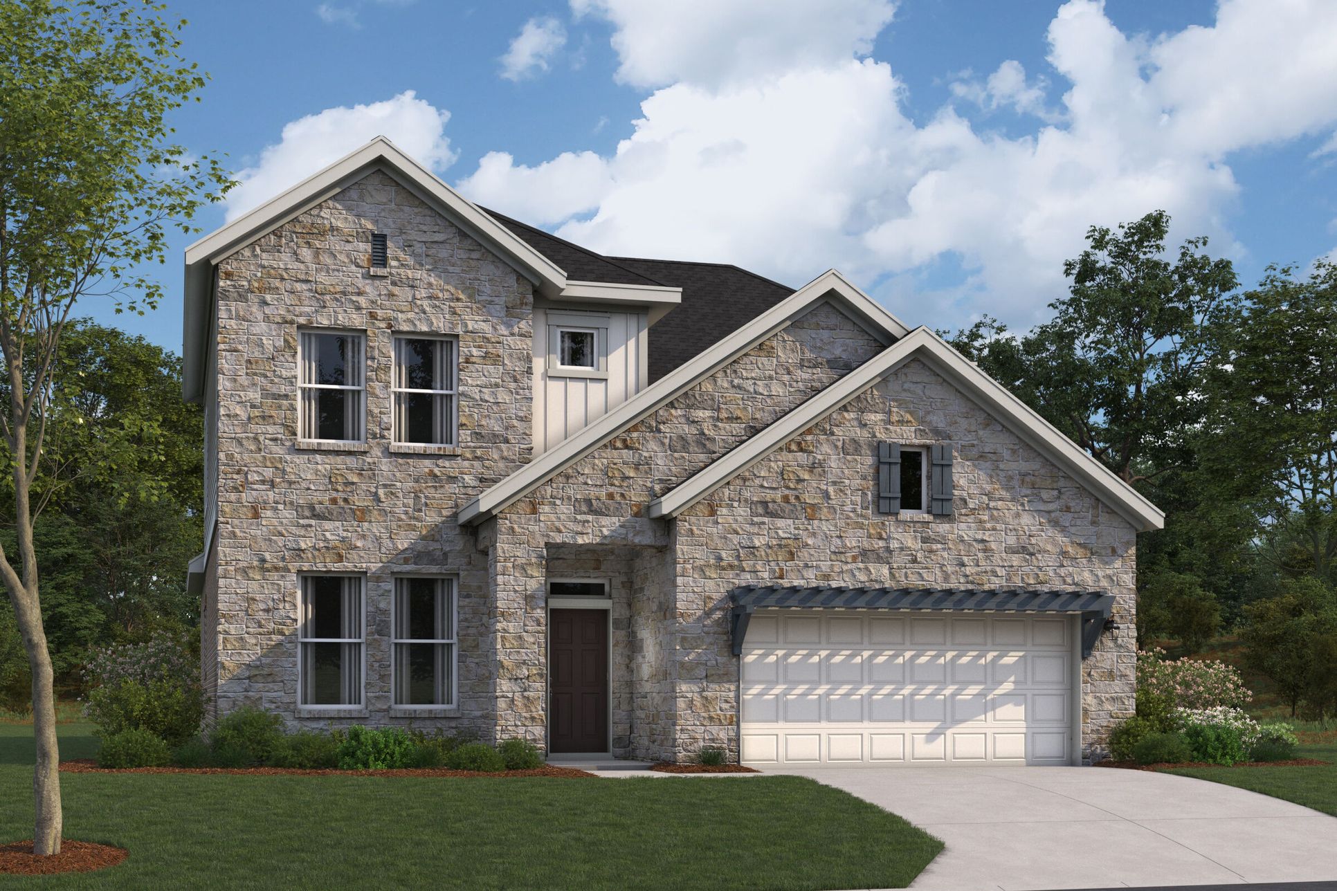 Franklin II Elevation A:Franklin II Elevation A