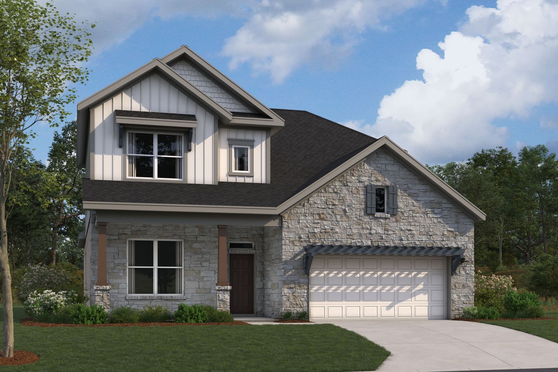 Franklin II Elevation C:Franklin II Elevation C