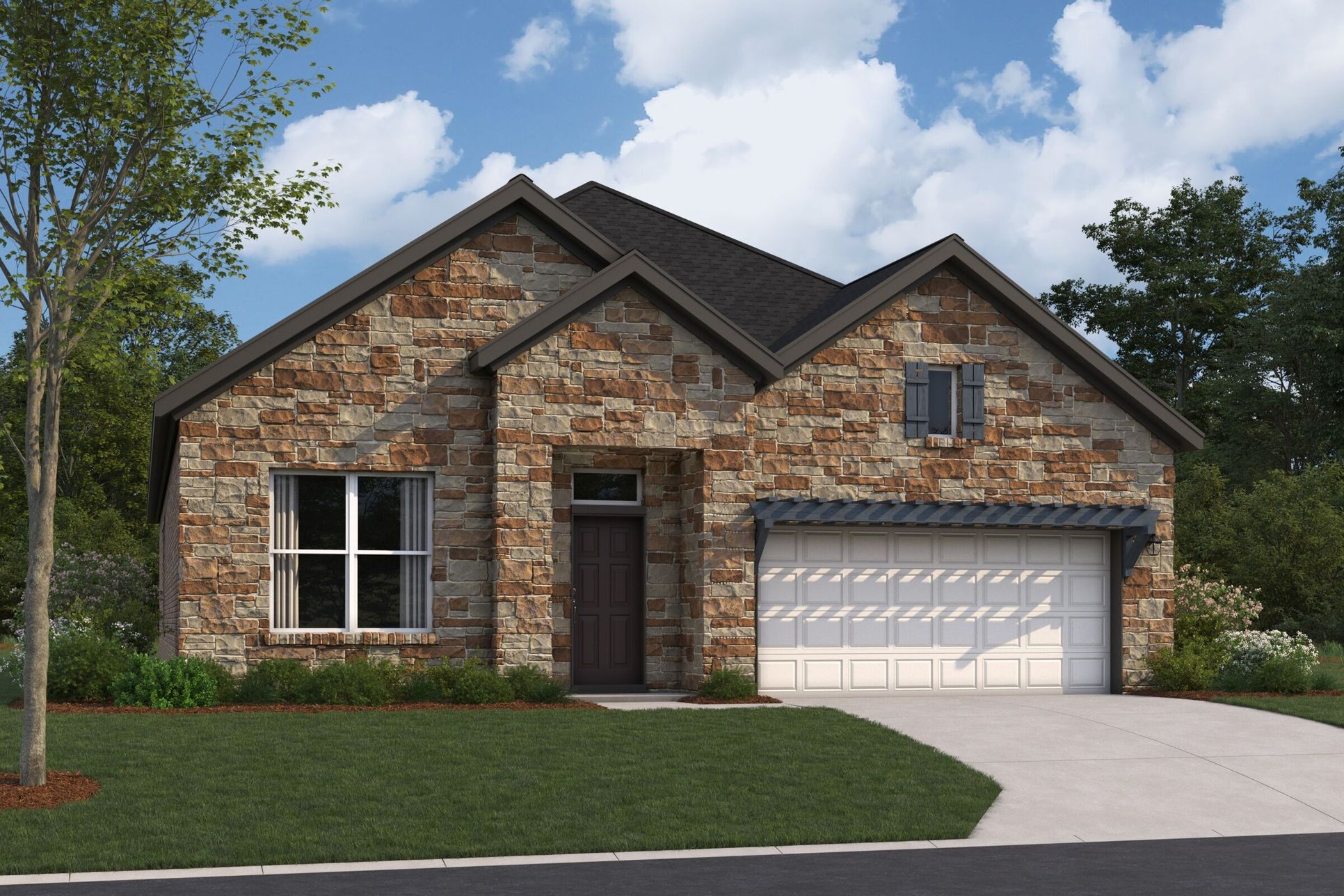 McKinney II Elevation A:McKinney II Elevation A