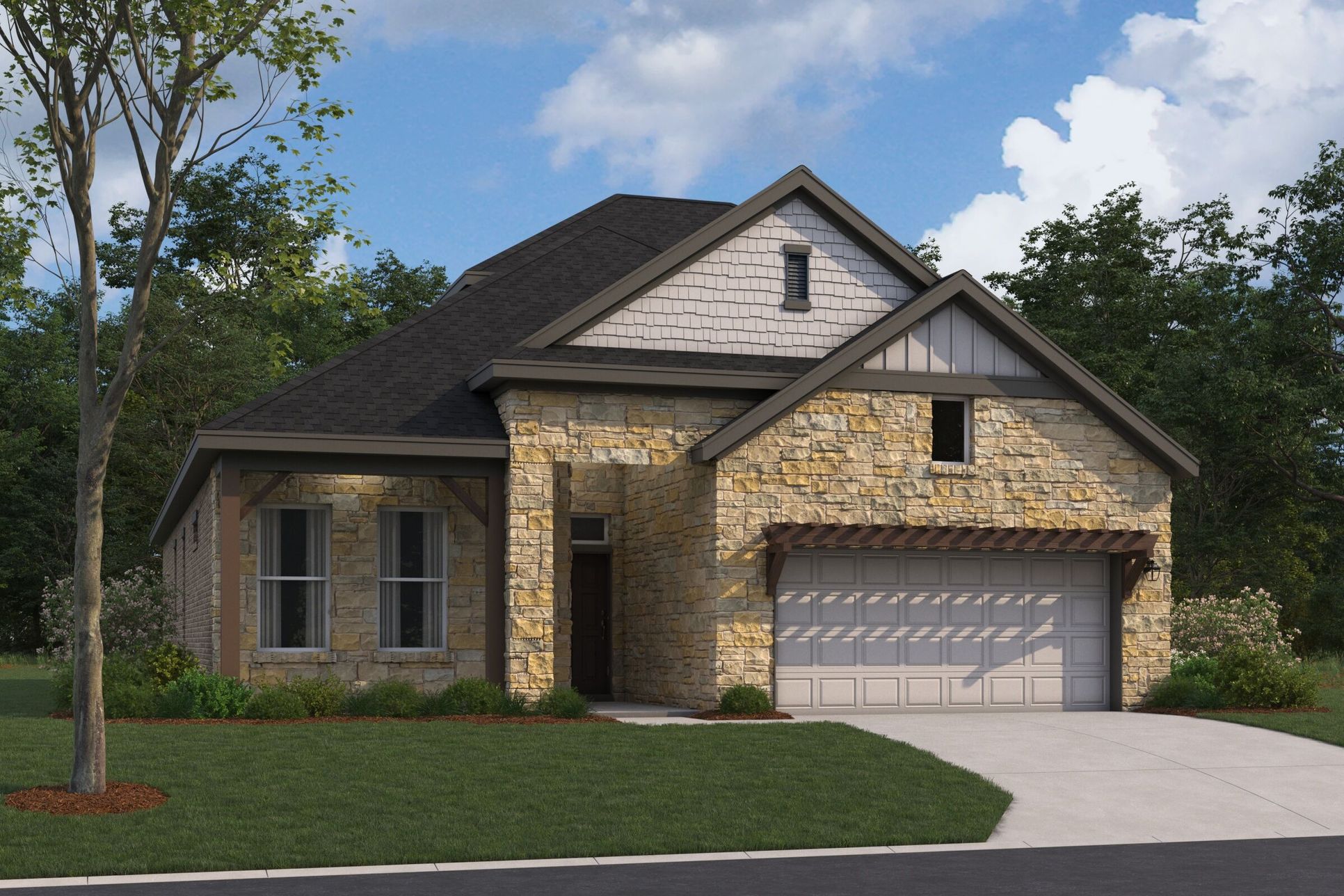 Paramount II Elevation F:Paramount II Elevation F