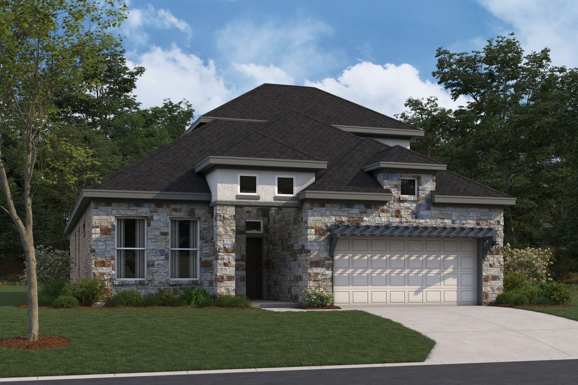 Paramount II Elevation E:Paramount II Elevation E
