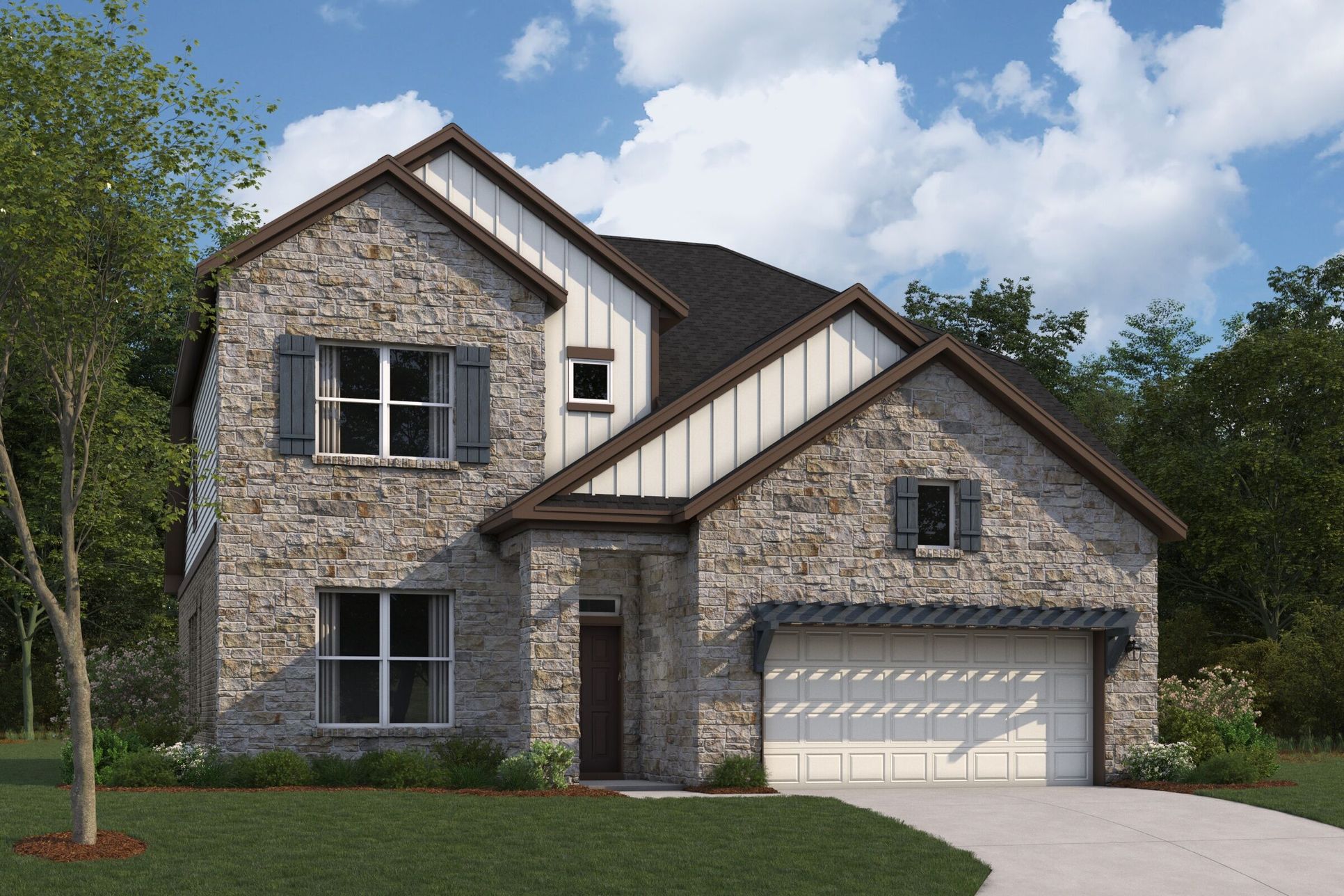 Trinity II Elevation A:Trinity II Elevation A