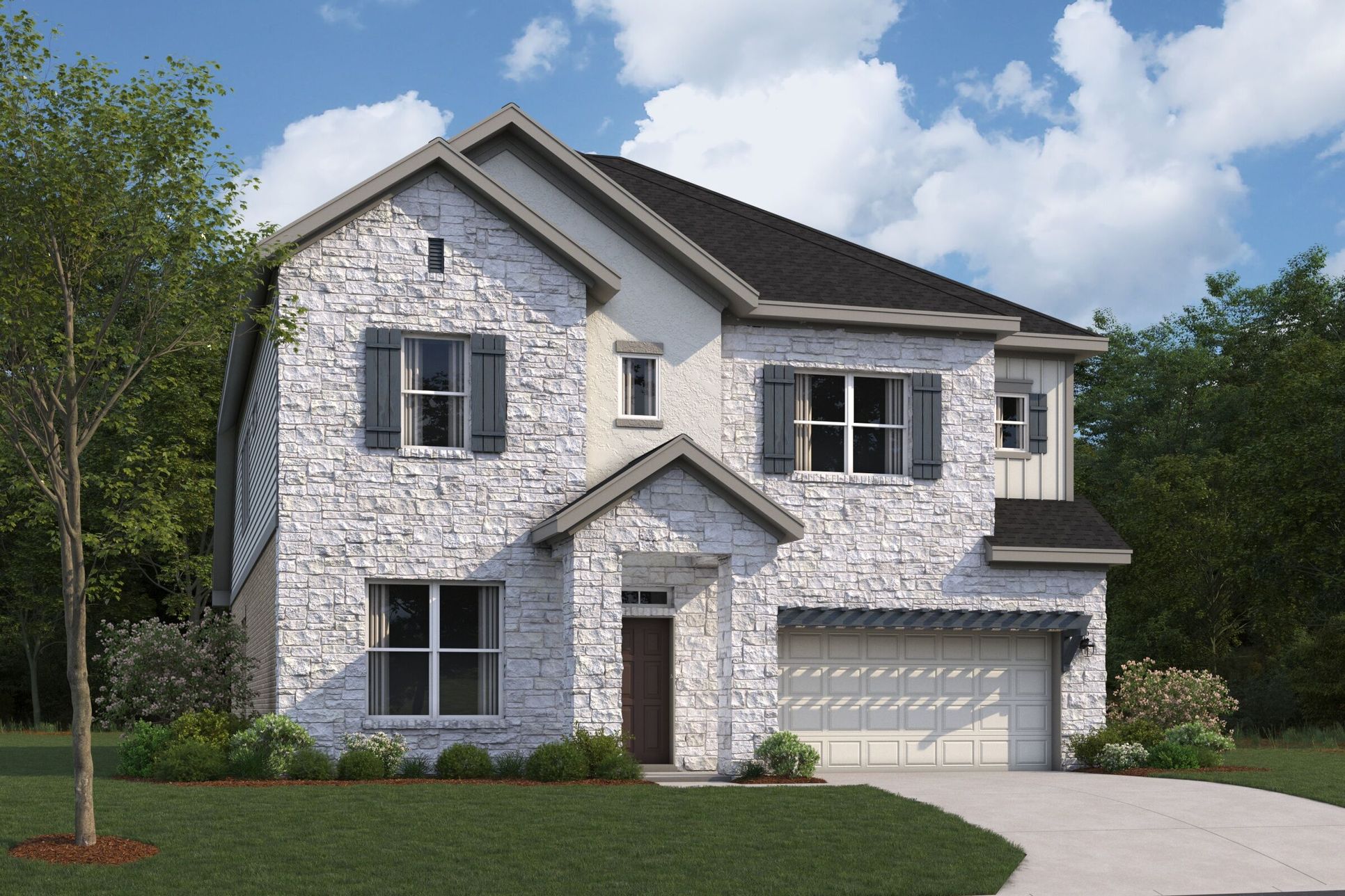 Bonnell II Elevation A:Bonnell II Elevation A